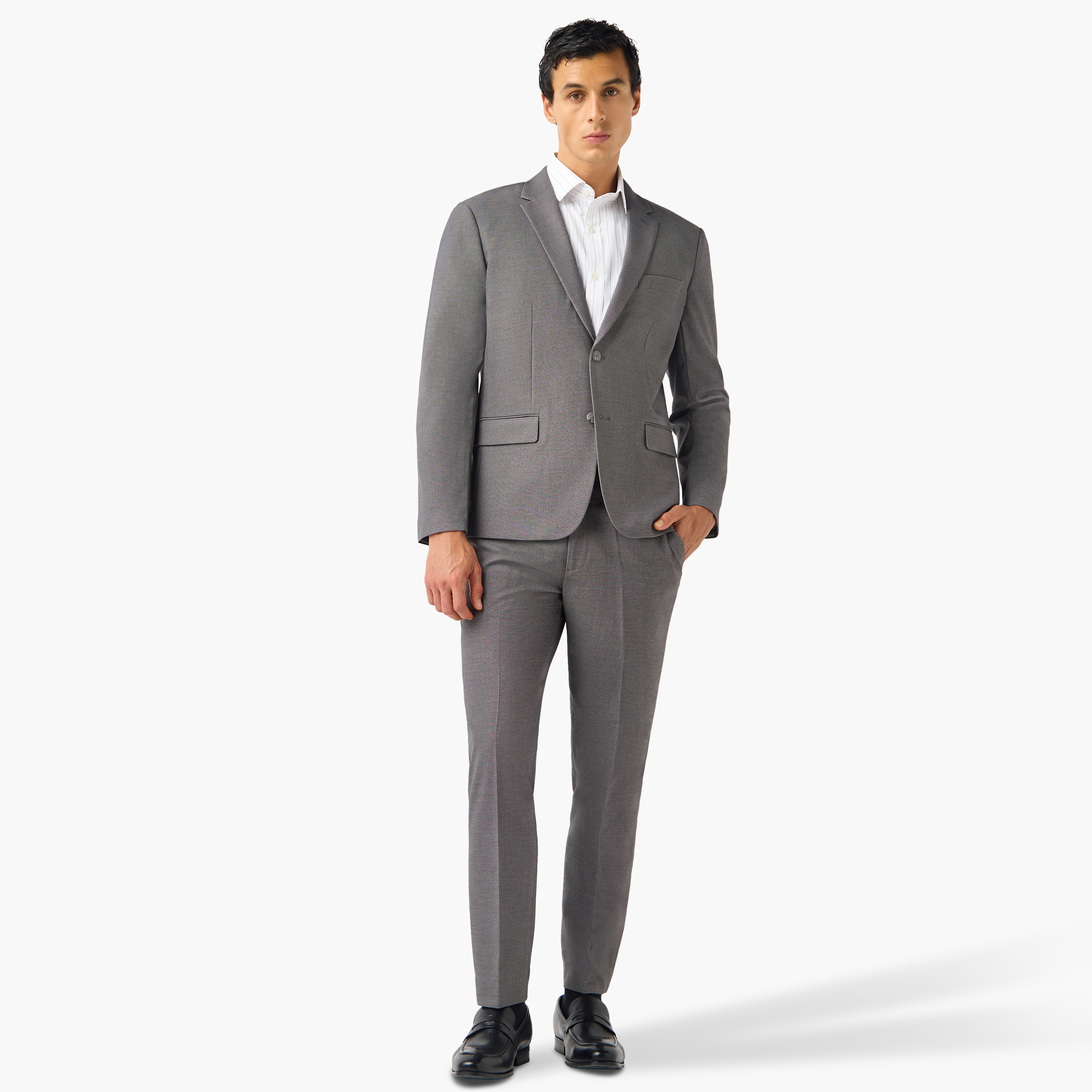Dobby Textured Notch Lapel Blazer-men-winterwear-jacketsandblazers-image-5