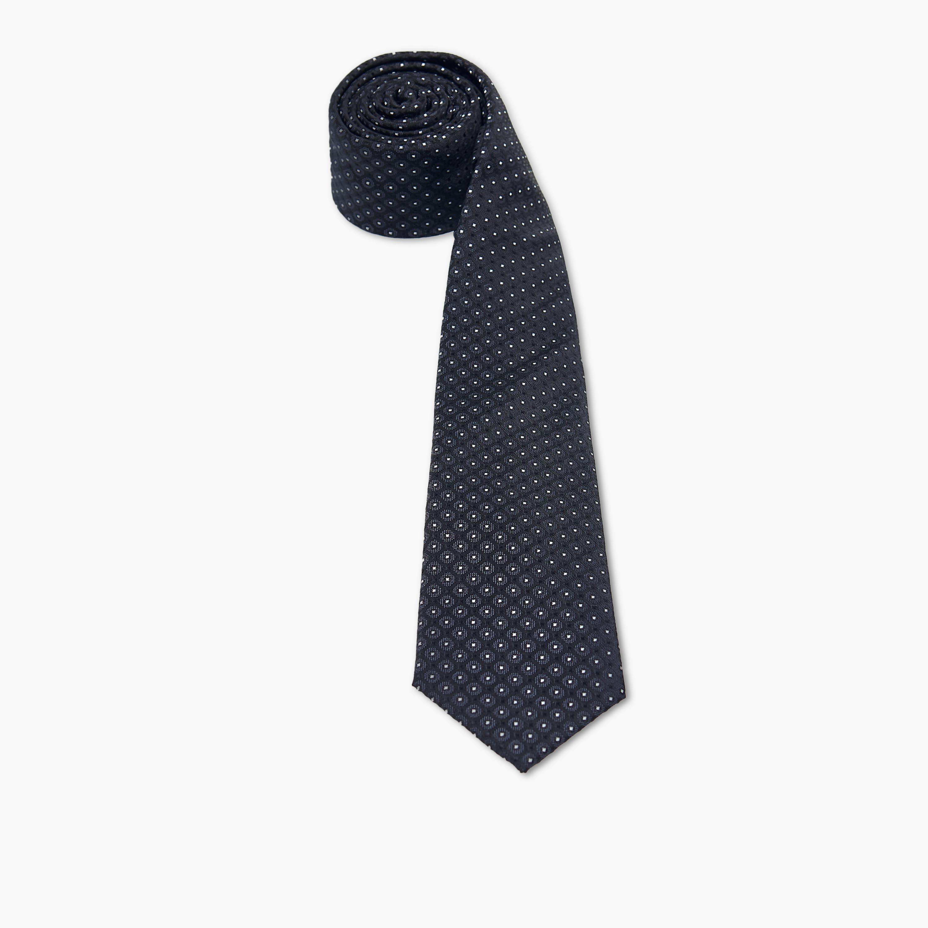 Textured Tie with Keeper Loop-men-tiesandcufflinks-pocketsquares-image-2