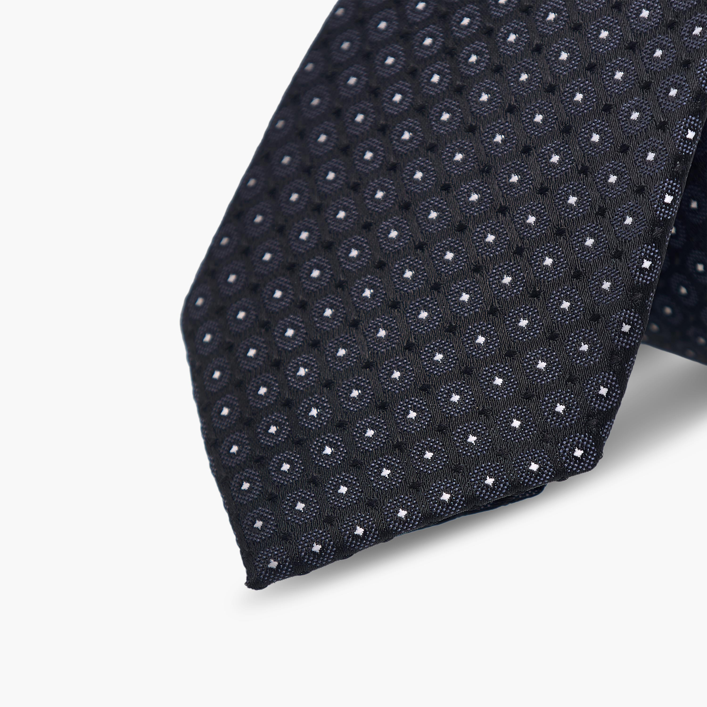 Textured Tie with Keeper Loop-men-tiesandcufflinks-pocketsquares-image-4