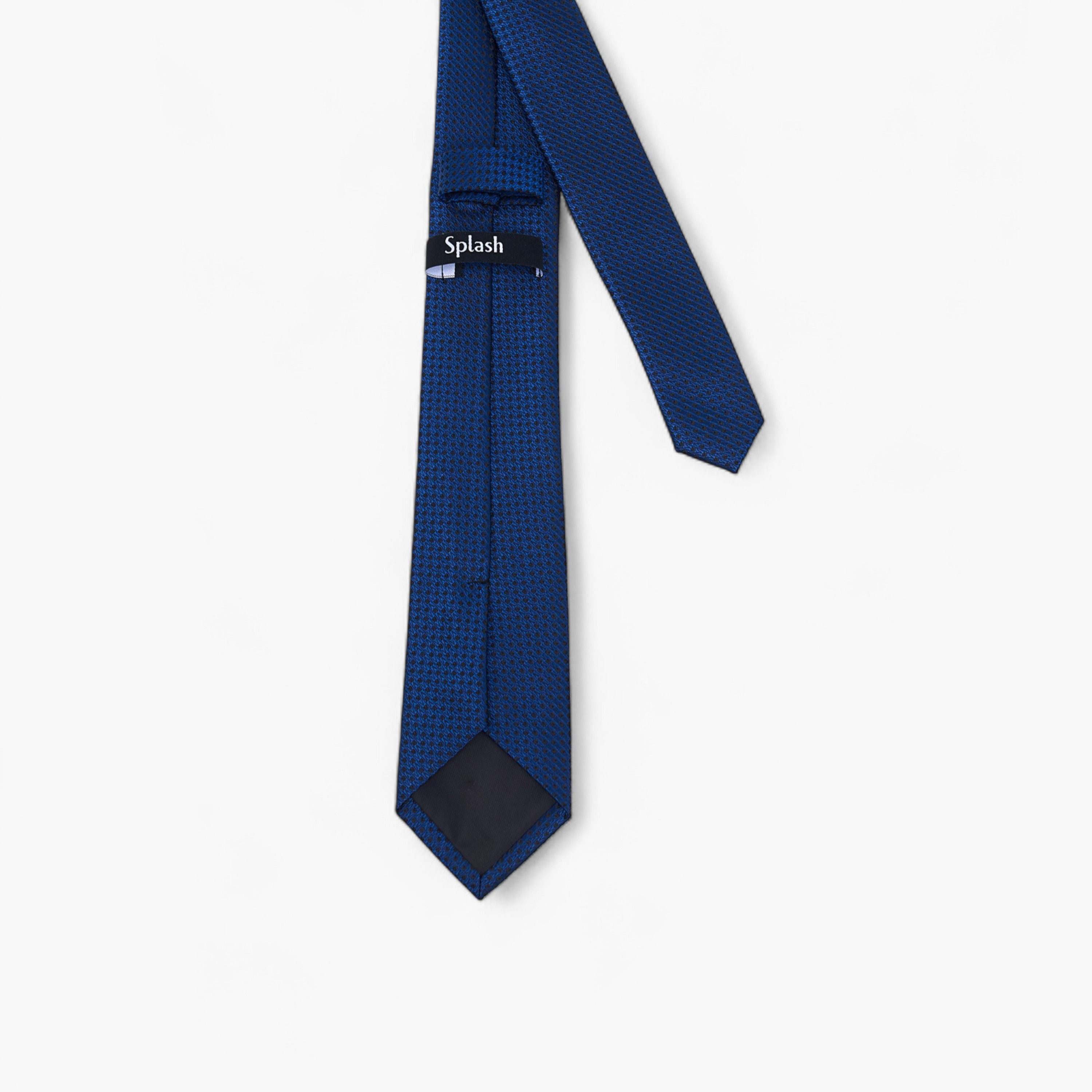 Textured Tie with Keeper Loop-men-tiesandcufflinks-pocketsquares-image-3