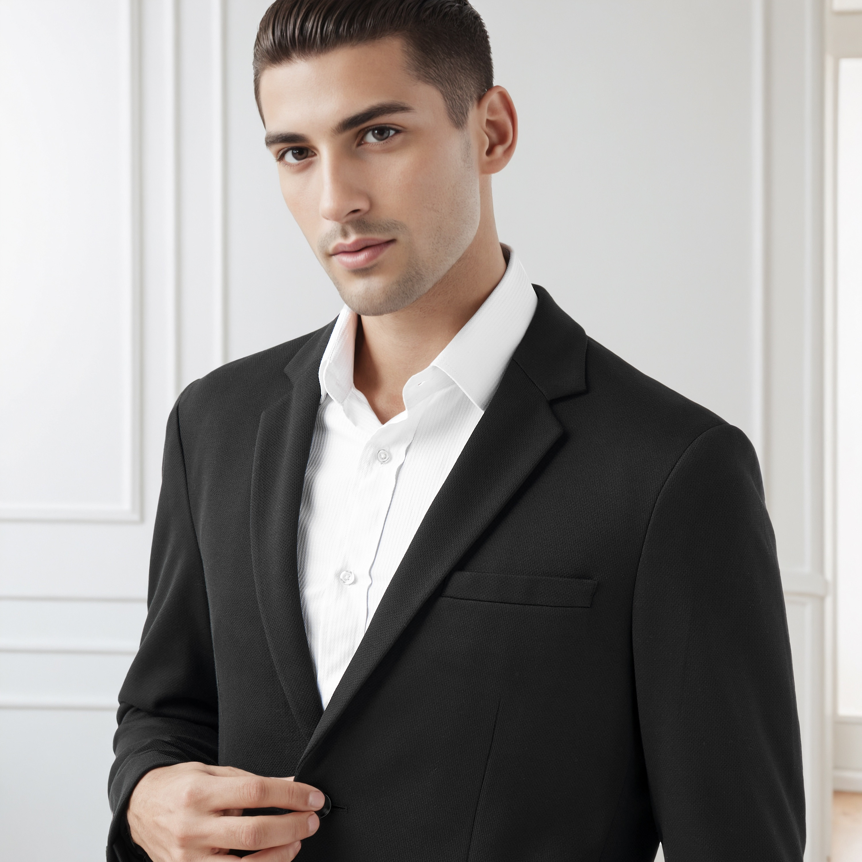 Men Regular Fit Notch Lapel Blazer-men-winterwear-jacketsandblazers-image-4