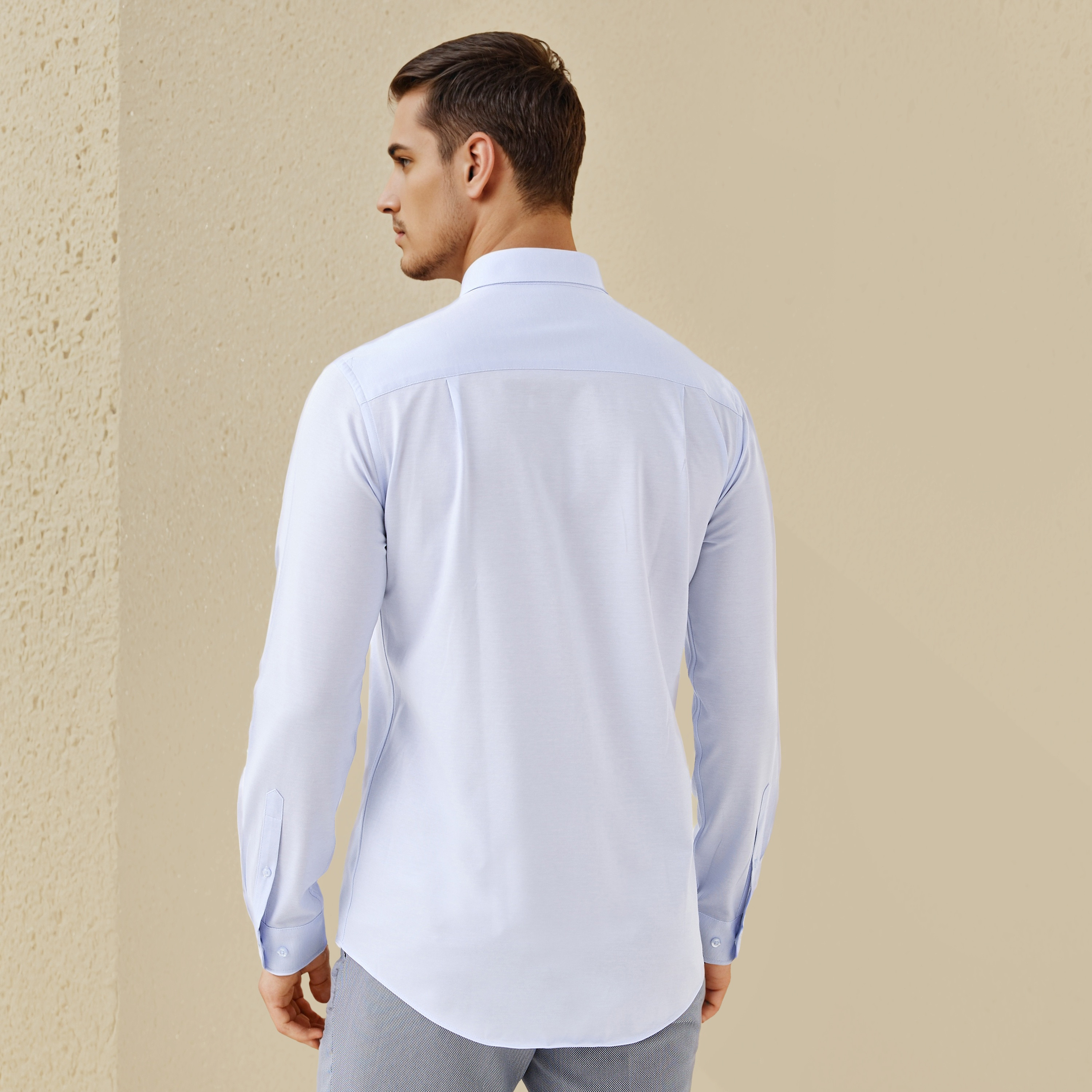 قميص دوبي بقصة عادية-men-clothing-shirts-image-3
