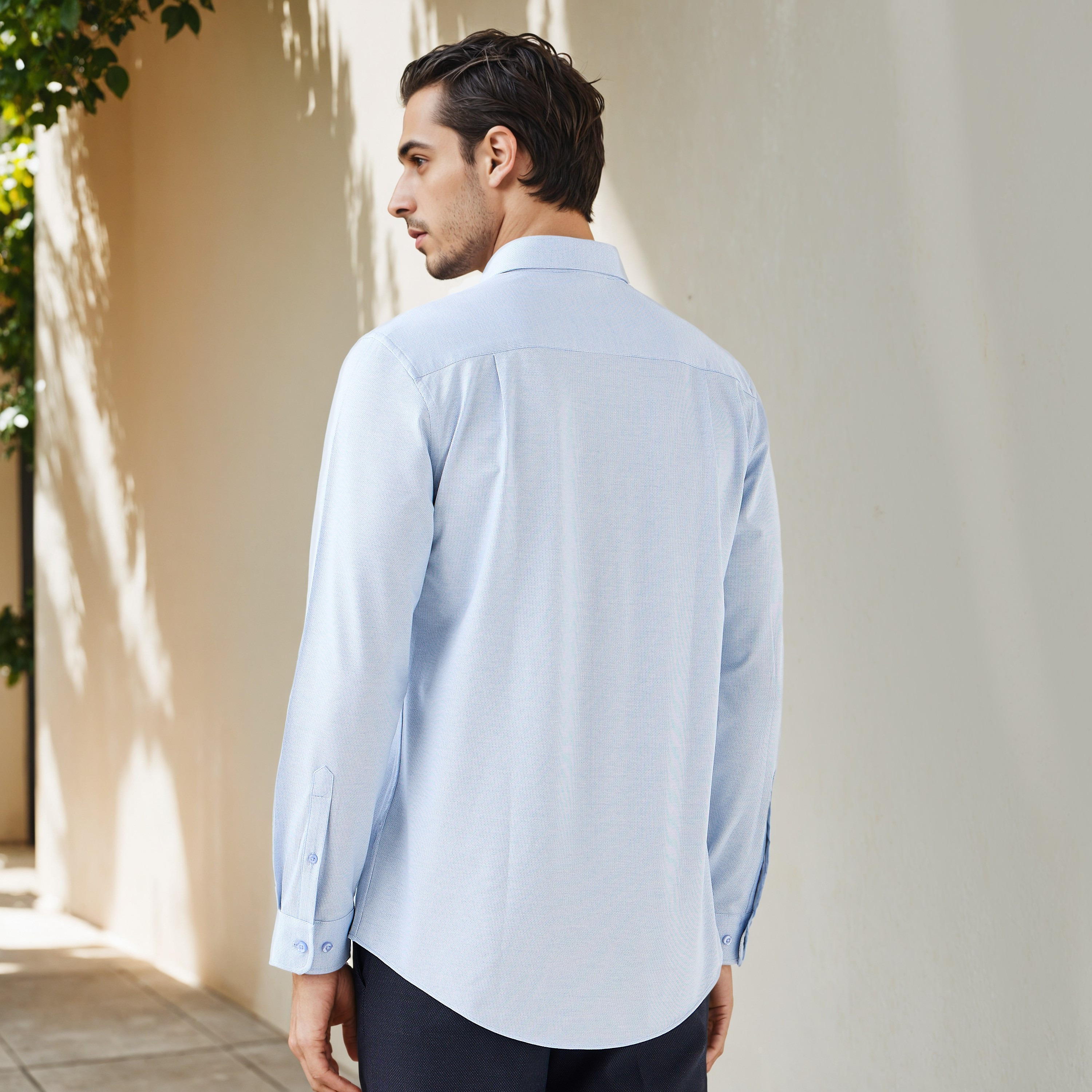 قميص دوبي بقصّة عادية-men-clothing-shirts-image-3