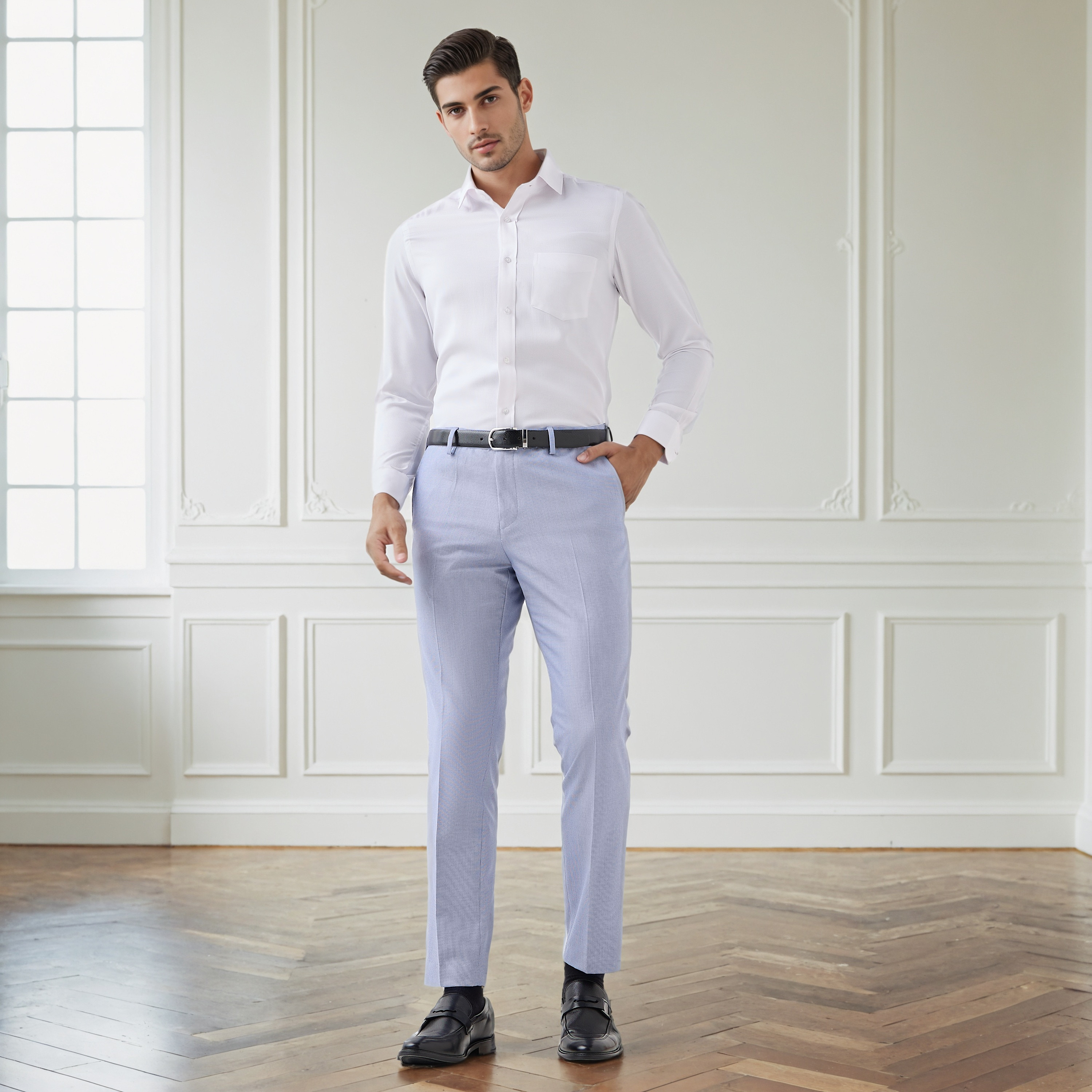 Men Slim Fit Formal Trousers-men-clothing-bottoms-trousersandchinos-trousers-image-2