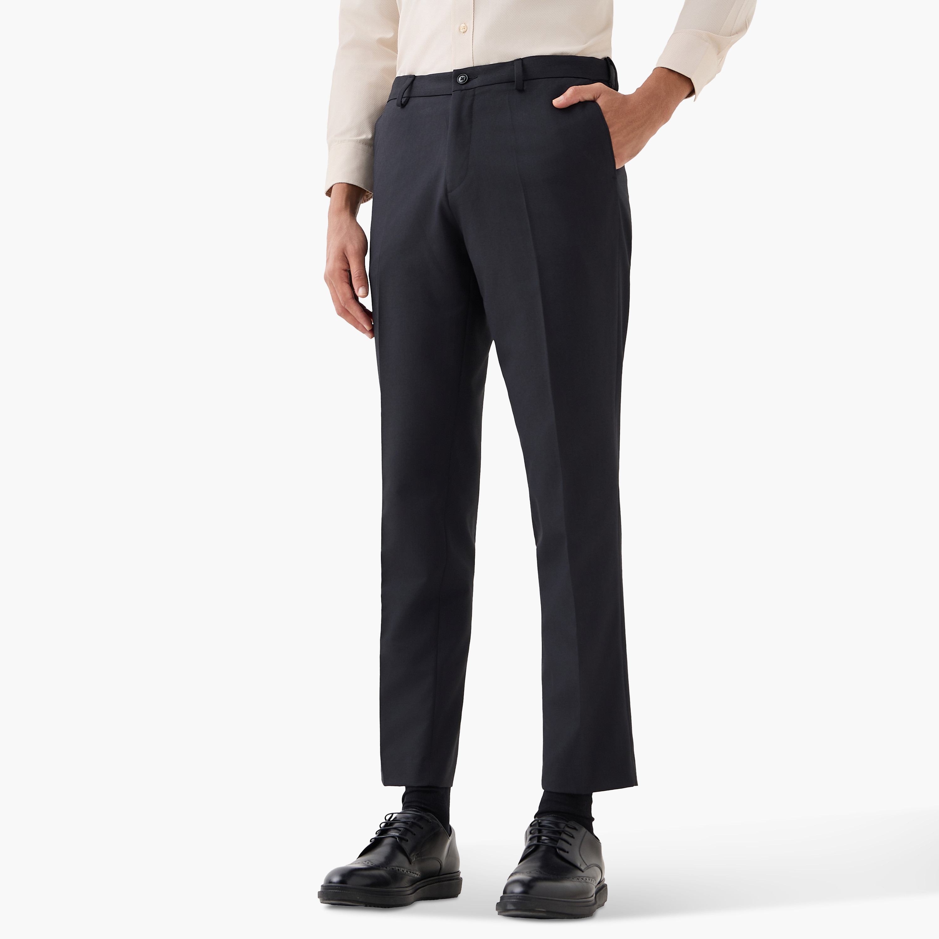 Men Slim Fit Formal Trousers-men-clothing-bottoms-trousersandchinos-trousers-image-1