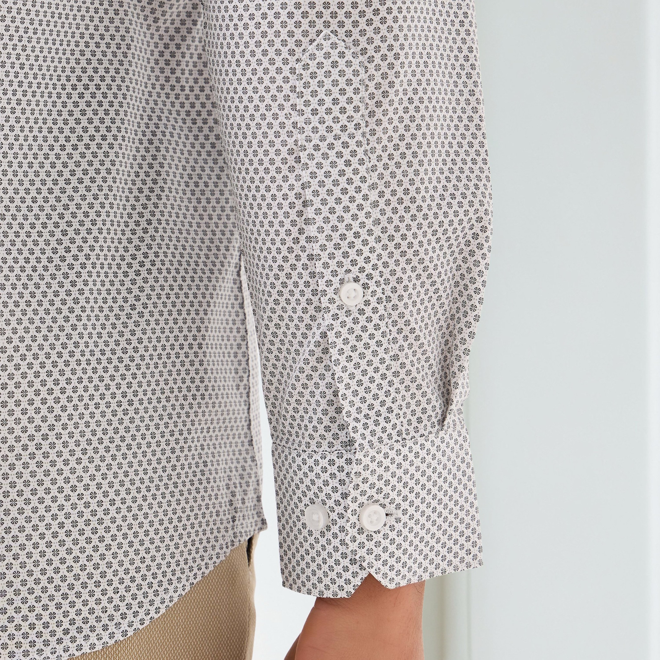 Men Regular Fit Collared Printed Long Sleeves Shirt-men-clothing-shirts-image-4