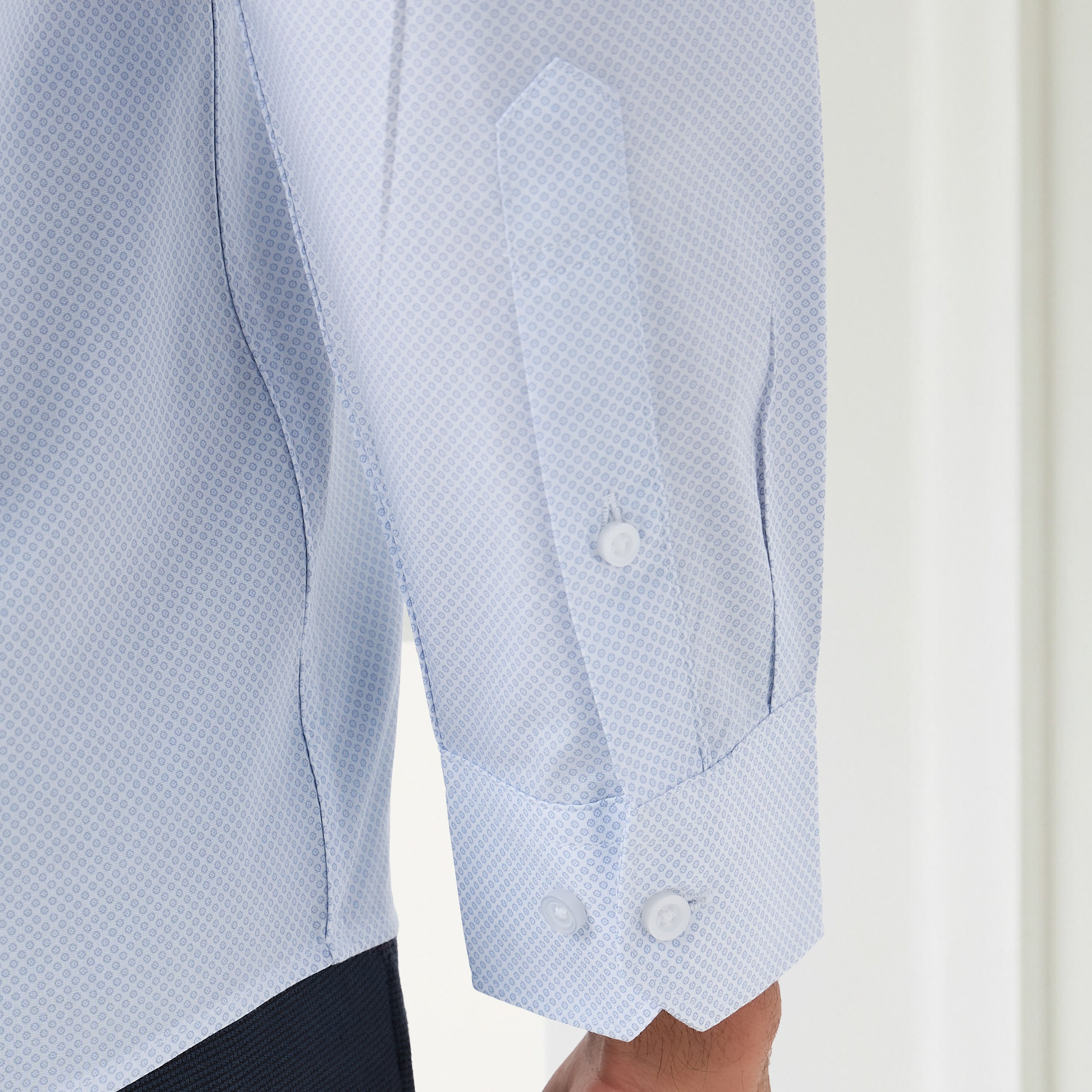 Men Regular Fit Collared Printed Long Sleeves Shirt-men-clothing-shirts-image-4