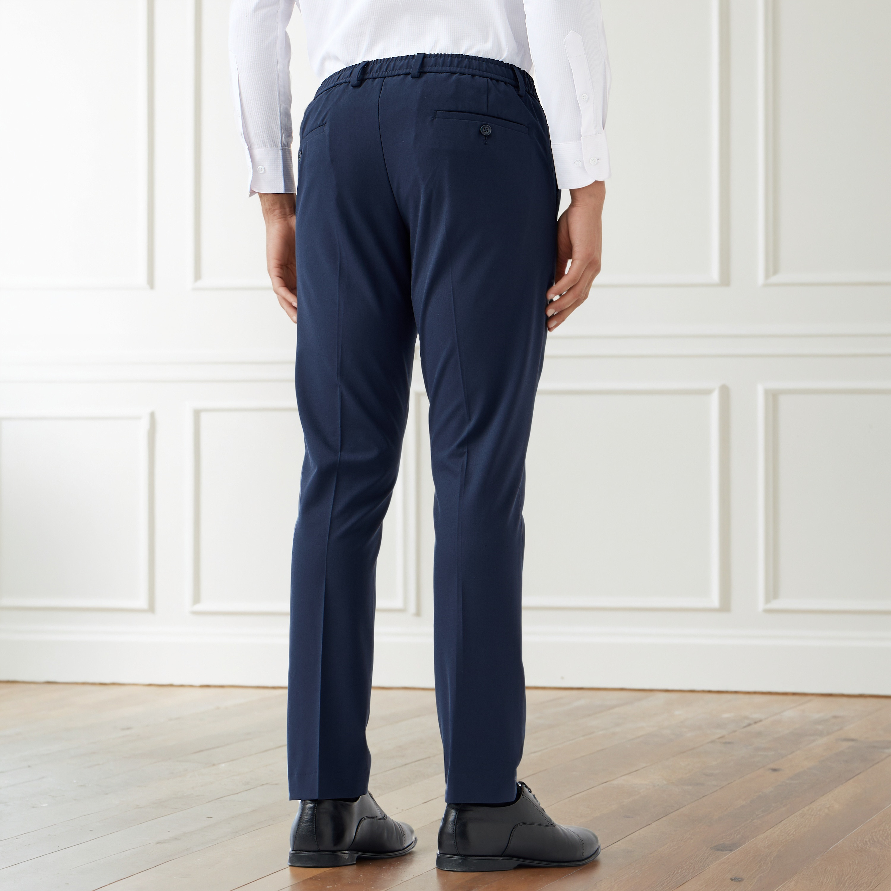 Men Slim Fit Flexi Waist Formal Trousers-men-clothing-bottoms-trousersandchinos-trousers-image-3