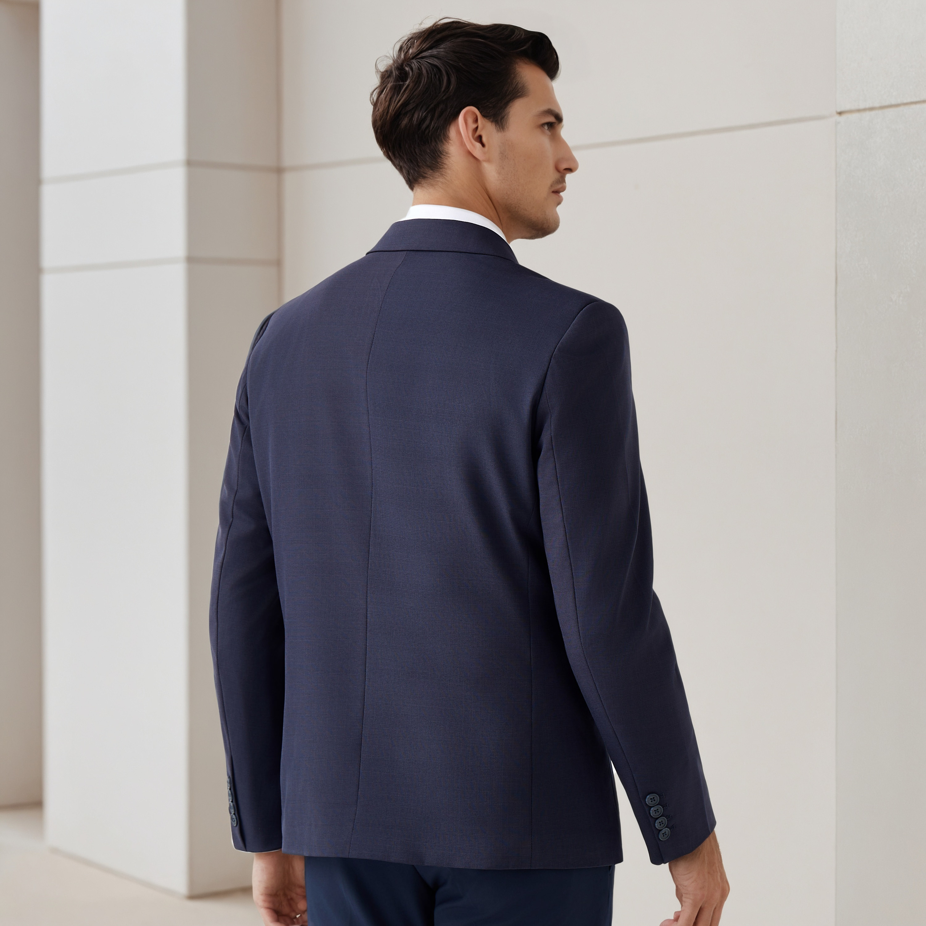 Men Regular Fit Peak Lapel Blazer-men-winterwear-jacketsandblazers-image-3