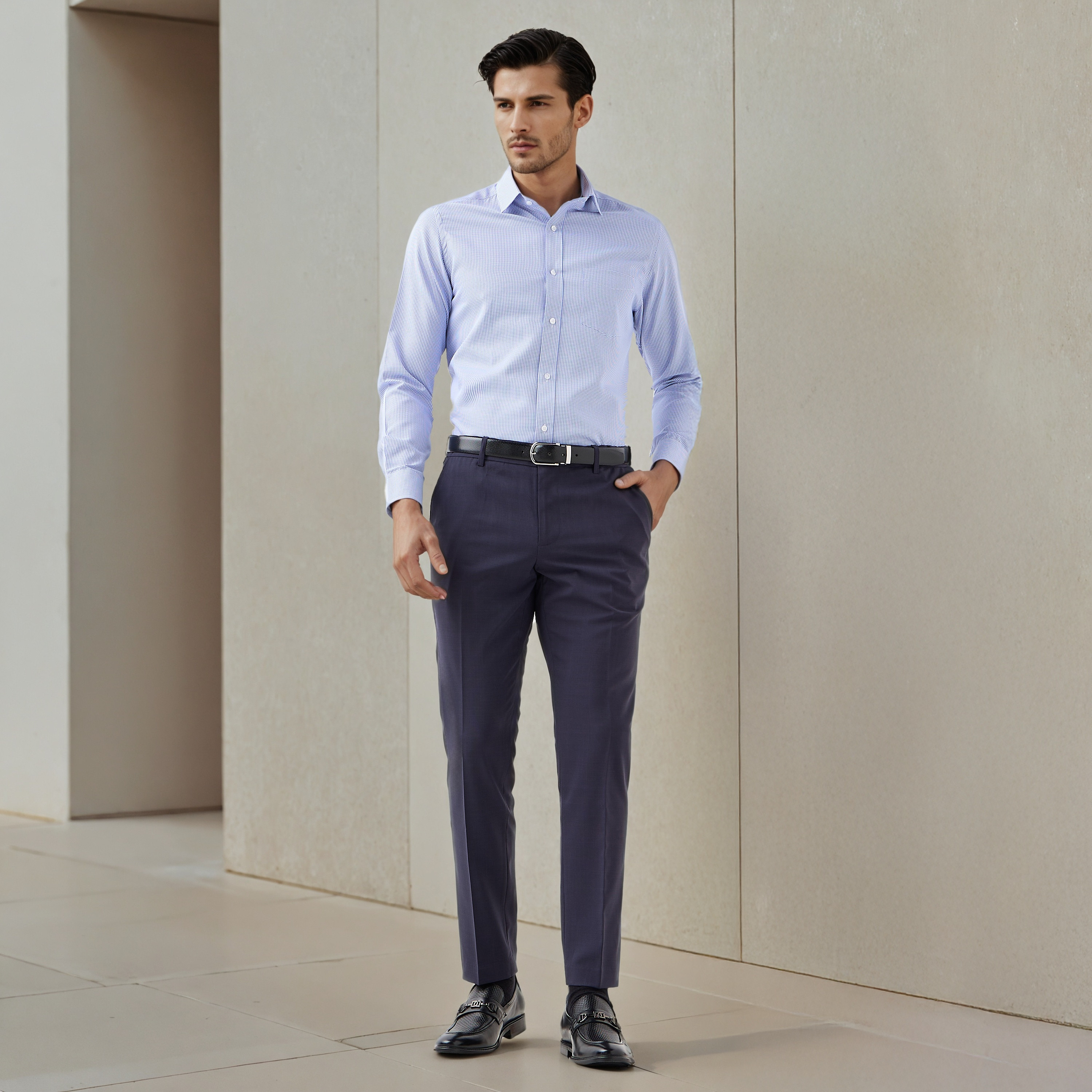 Men Slim Fit Formal Trousers-men-clothing-bottoms-trousersandchinos-trousers-image-2