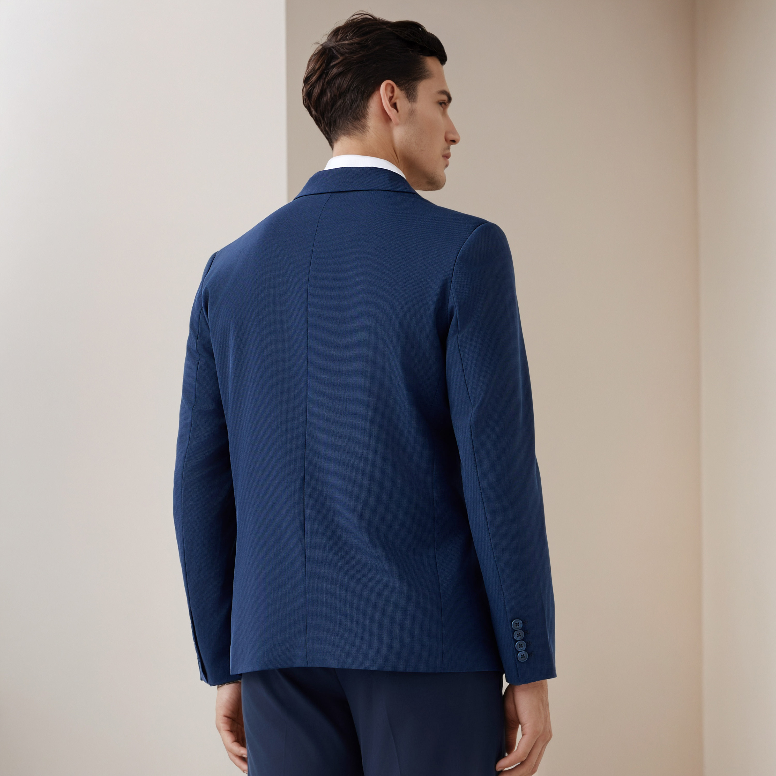 Men Regular Fit Peak Lapel Blazer-men-winterwear-jacketsandblazers-image-3