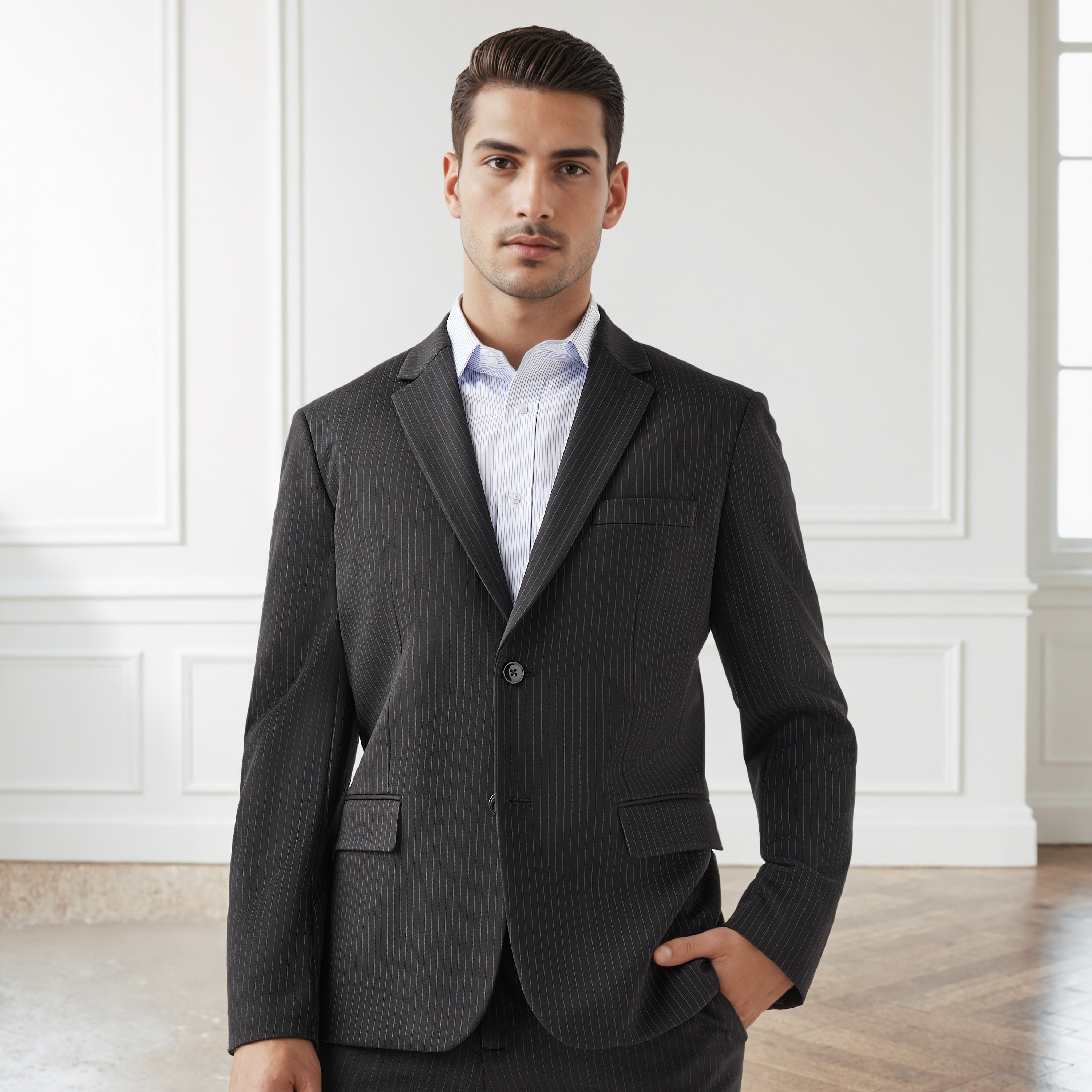 Men Striped Formal Blazer-men-winterwear-jacketsandblazers-image-1