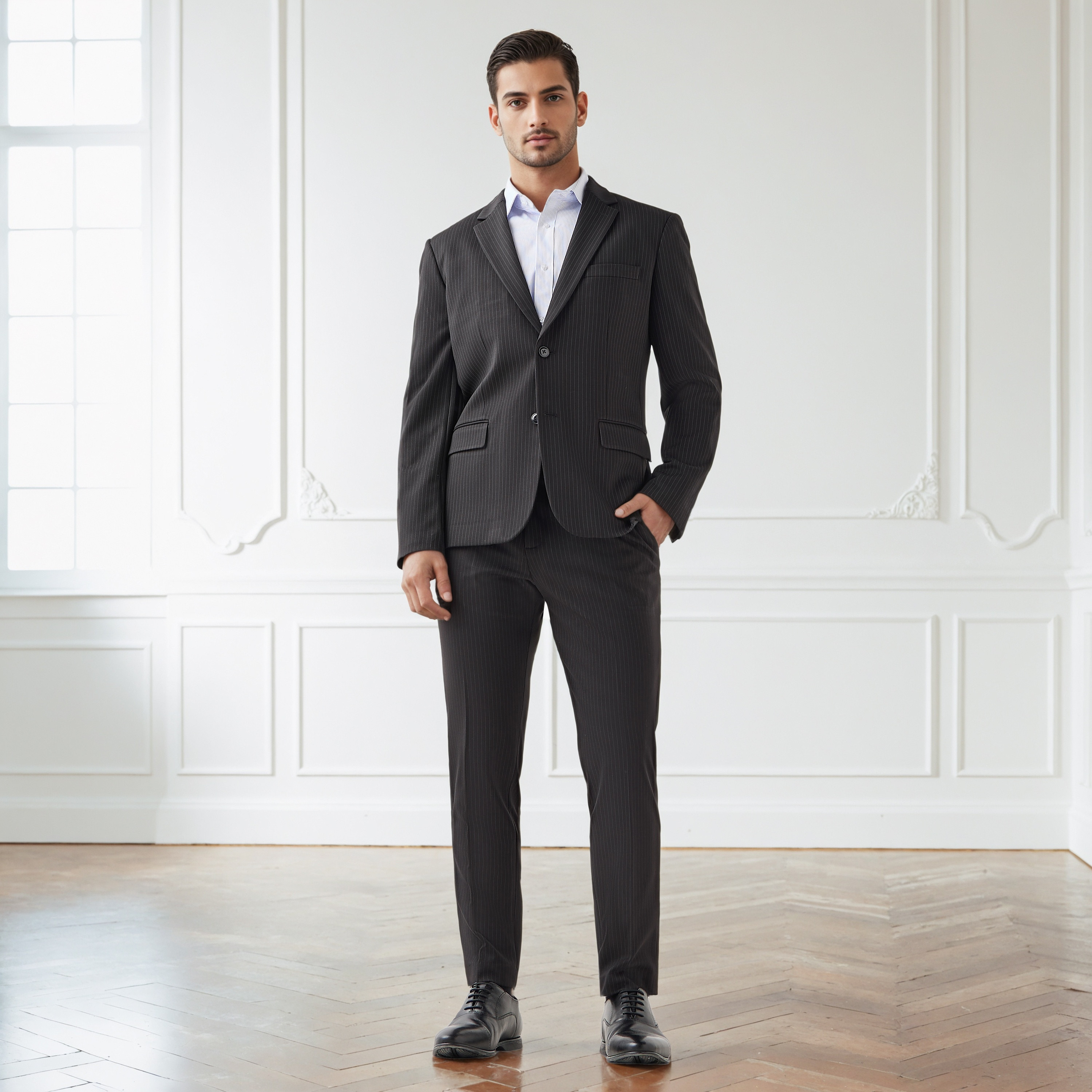 Men Striped Formal Blazer-men-winterwear-jacketsandblazers-image-2