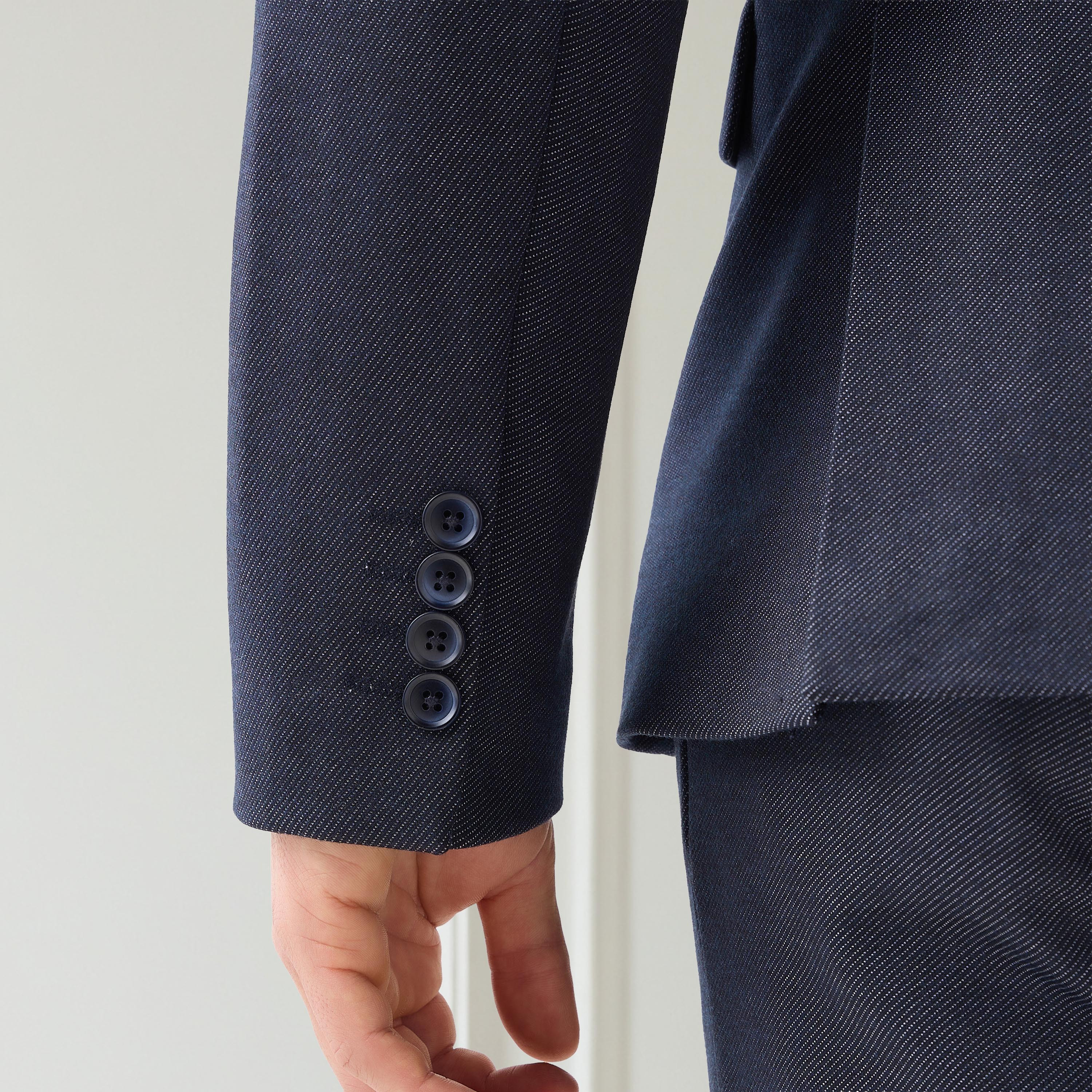Textured Twill Notch Lapel Blazer-men-winterwear-jacketsandblazers-image-5