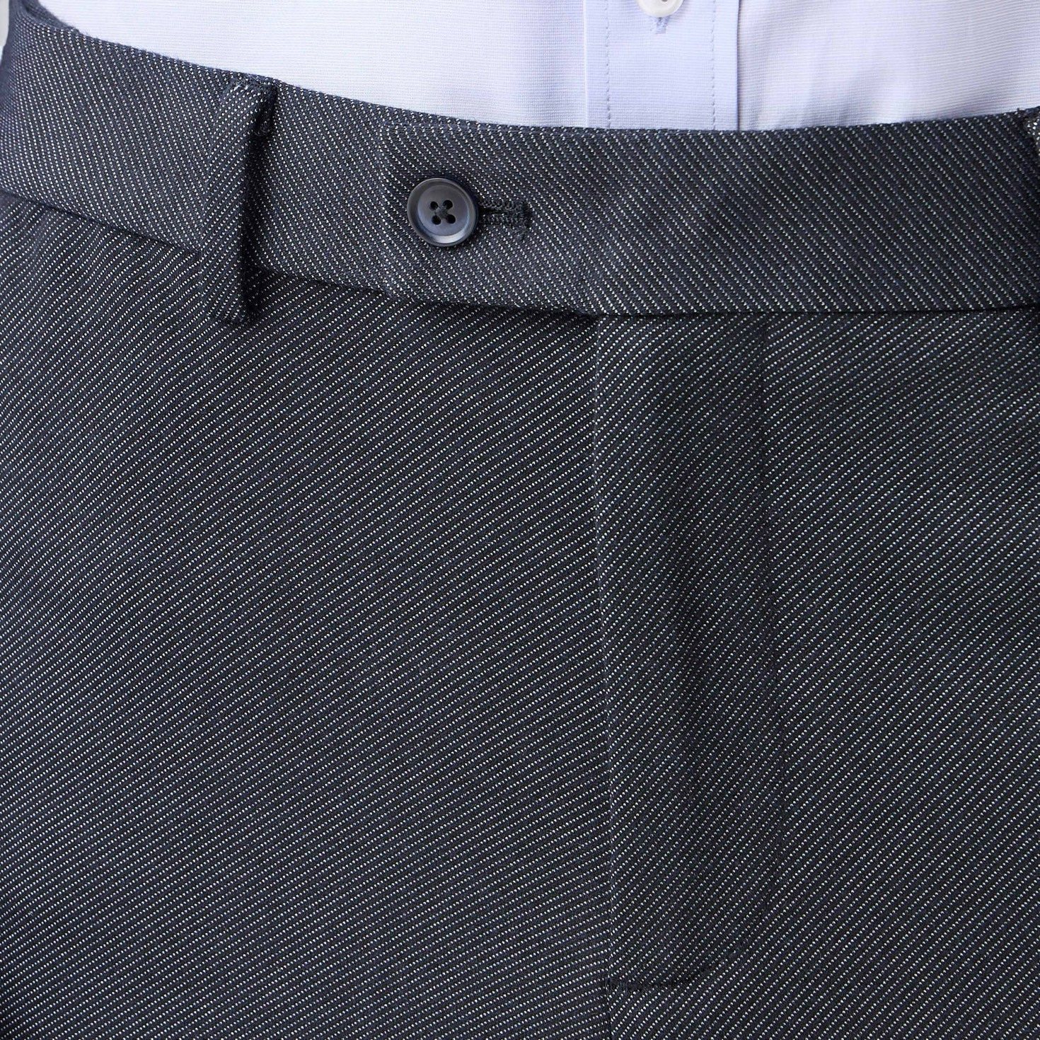 Textured Slim Fit Twill Flexi Waist Formal Trousers-men-clothing-bottoms-trousersandchinos-trousers-image-4