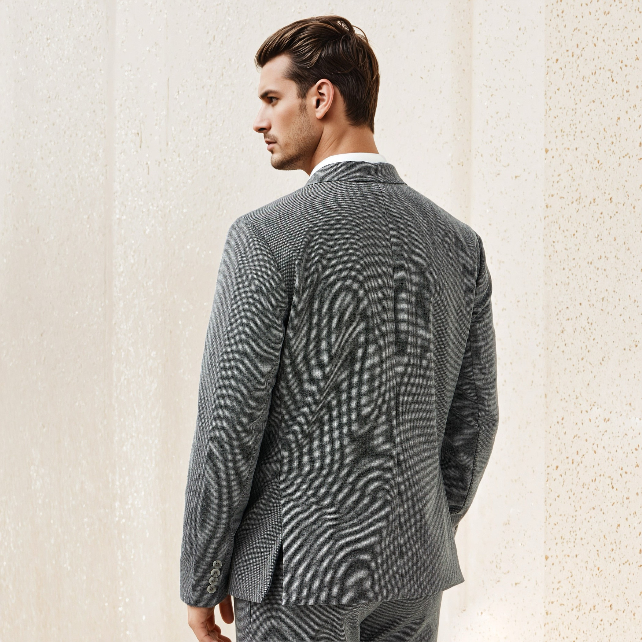 Textured Dobby Notch Lapel Blazer-men-winterwear-jacketsandblazers-image-3