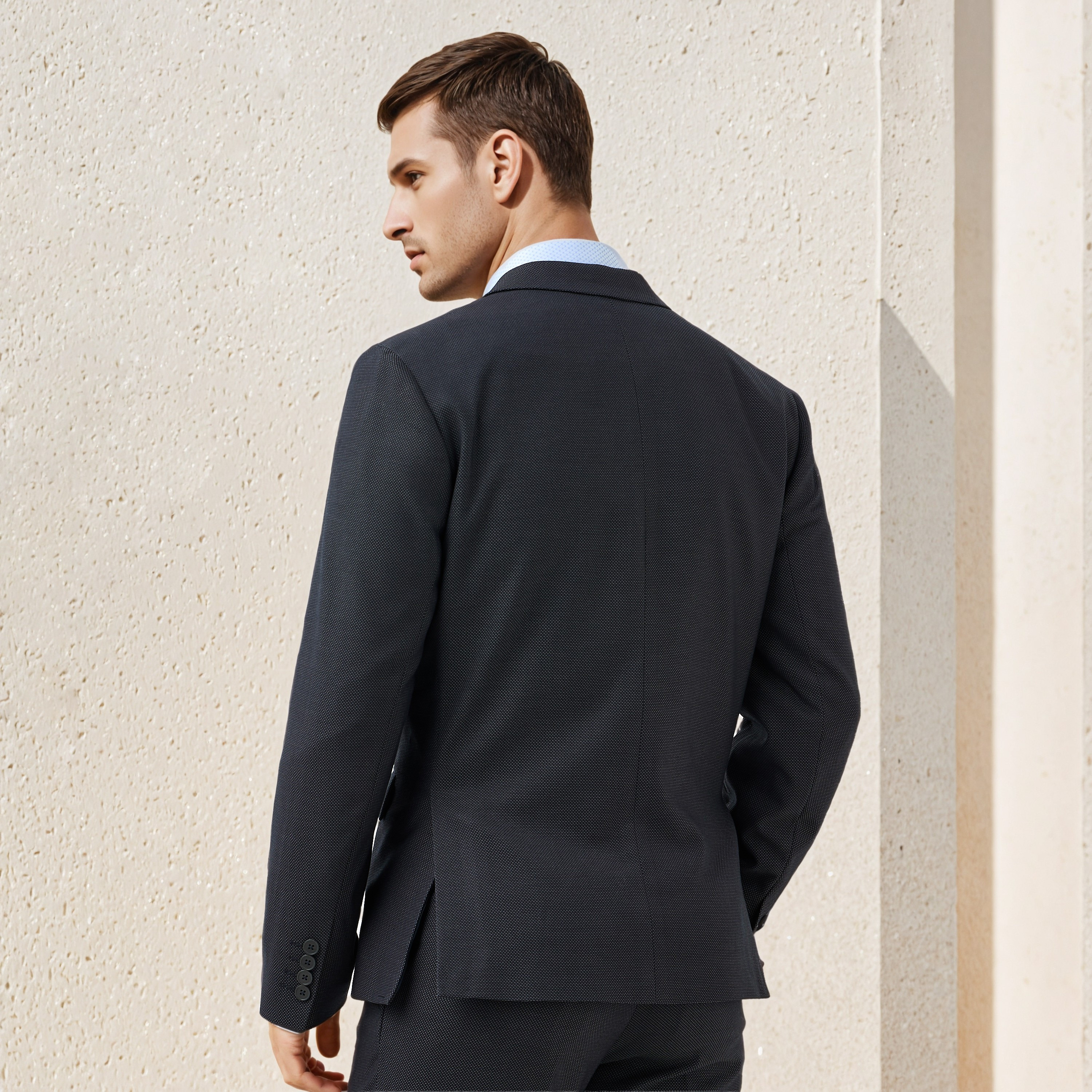 Textured Dobby Notch Lapel Blazer-men-winterwear-jacketsandblazers-image-3