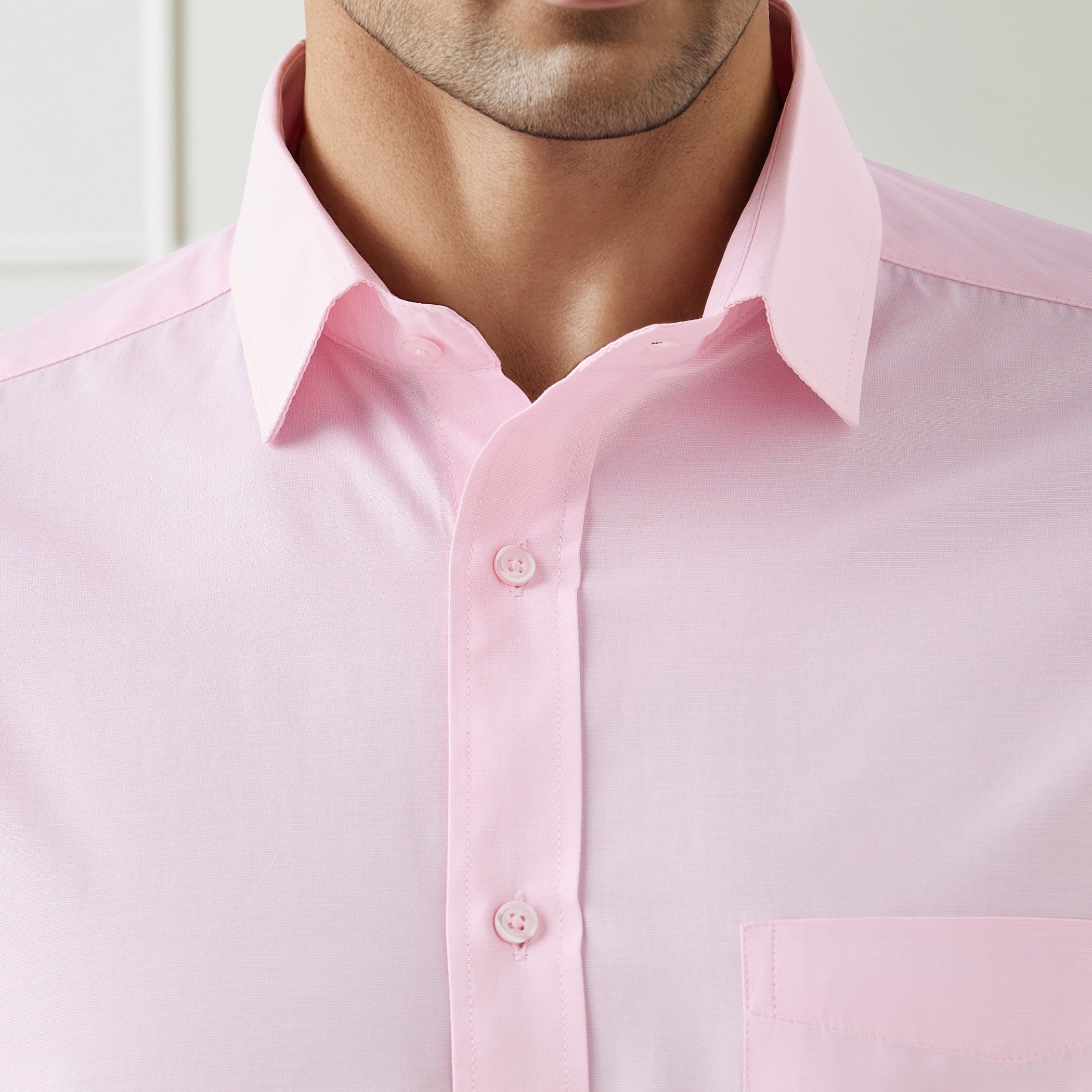 Men Regular Fit Collared Textured Long Sleeves Philaphil Shirt-men-clothing-shirts-image-5