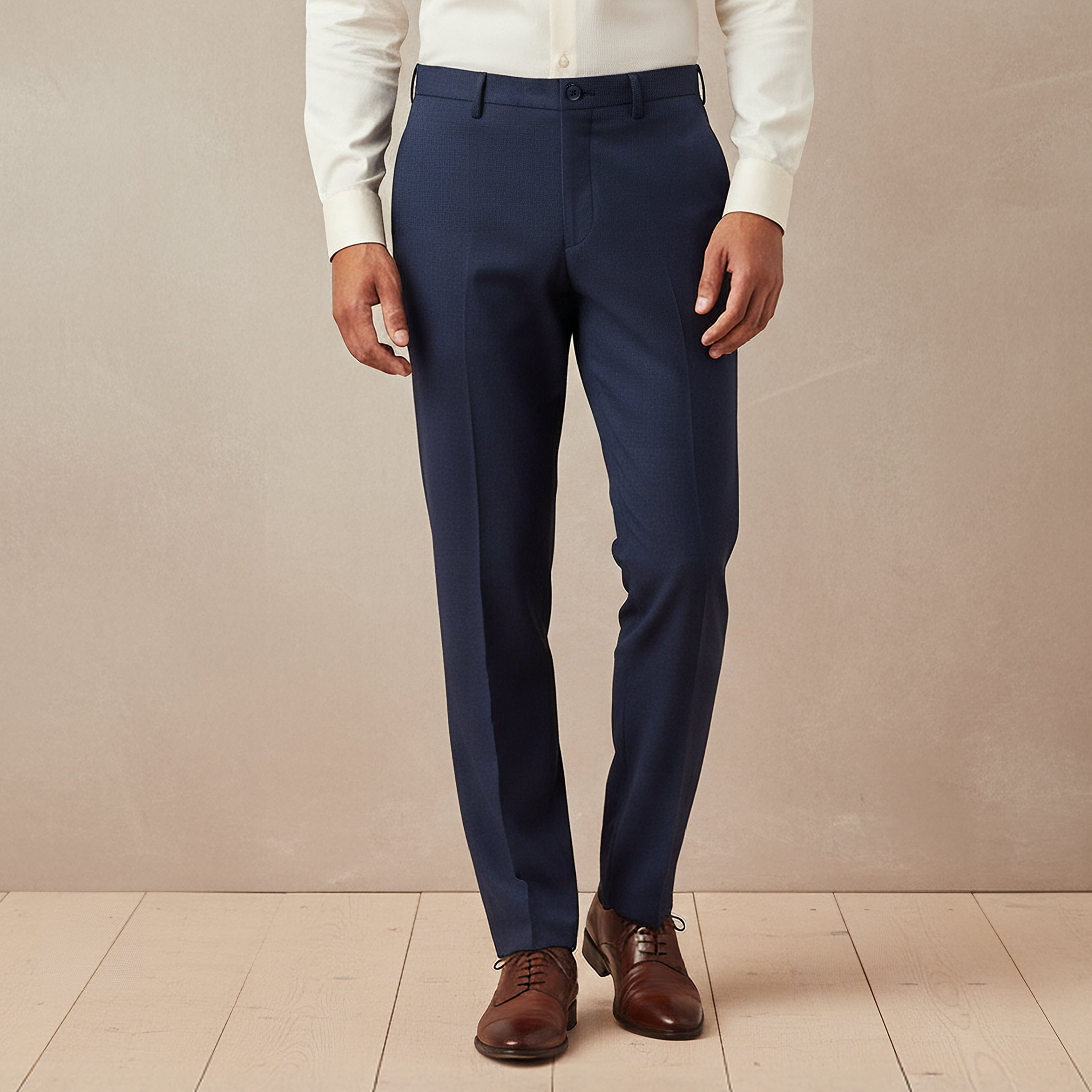 Men Slim Fit Formal Trousers-men-clothing-bottoms-trousersandchinos-trousers-image-1