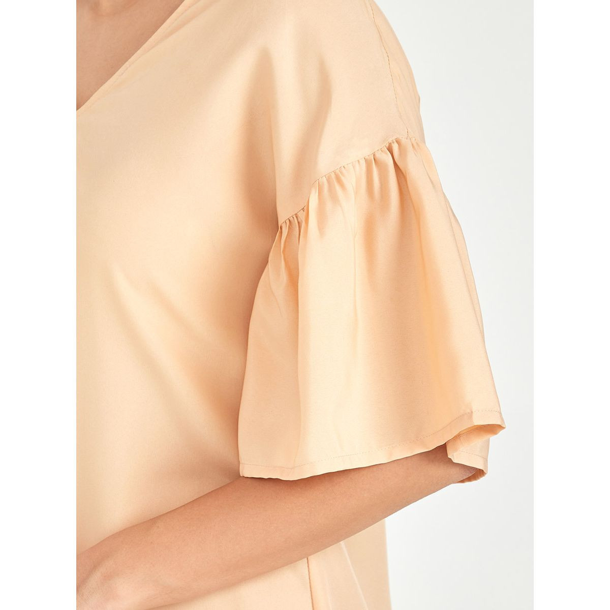 Styli Short Sleeves V Neck A-Line Mini Dress-women-clothing-dresses-image-4