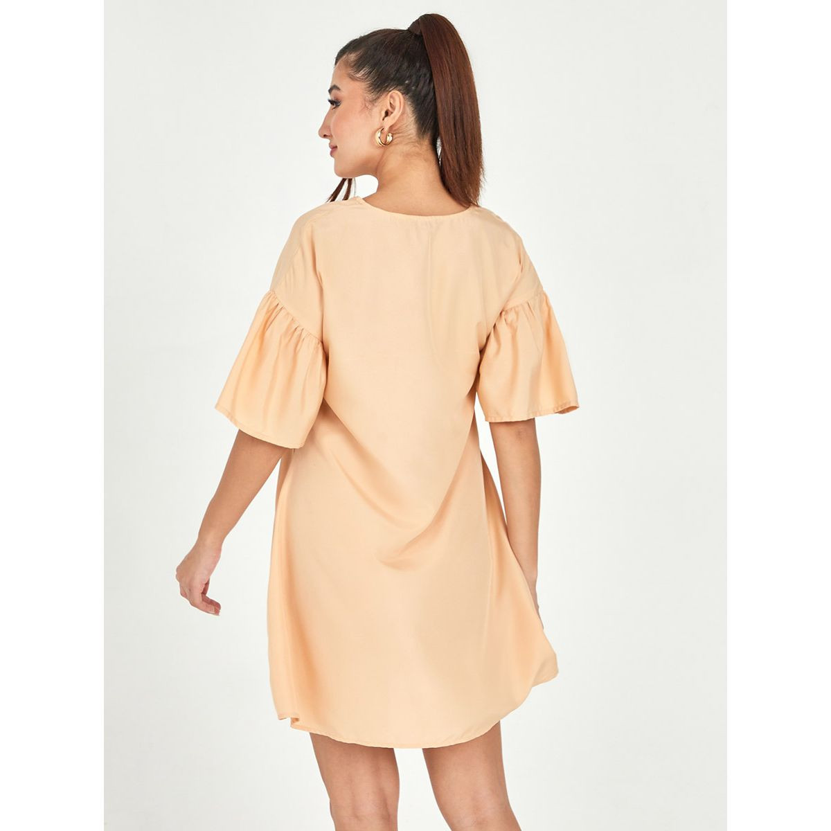 فستان قصير باكمام قصيرة-women-clothing-dresses-image-5