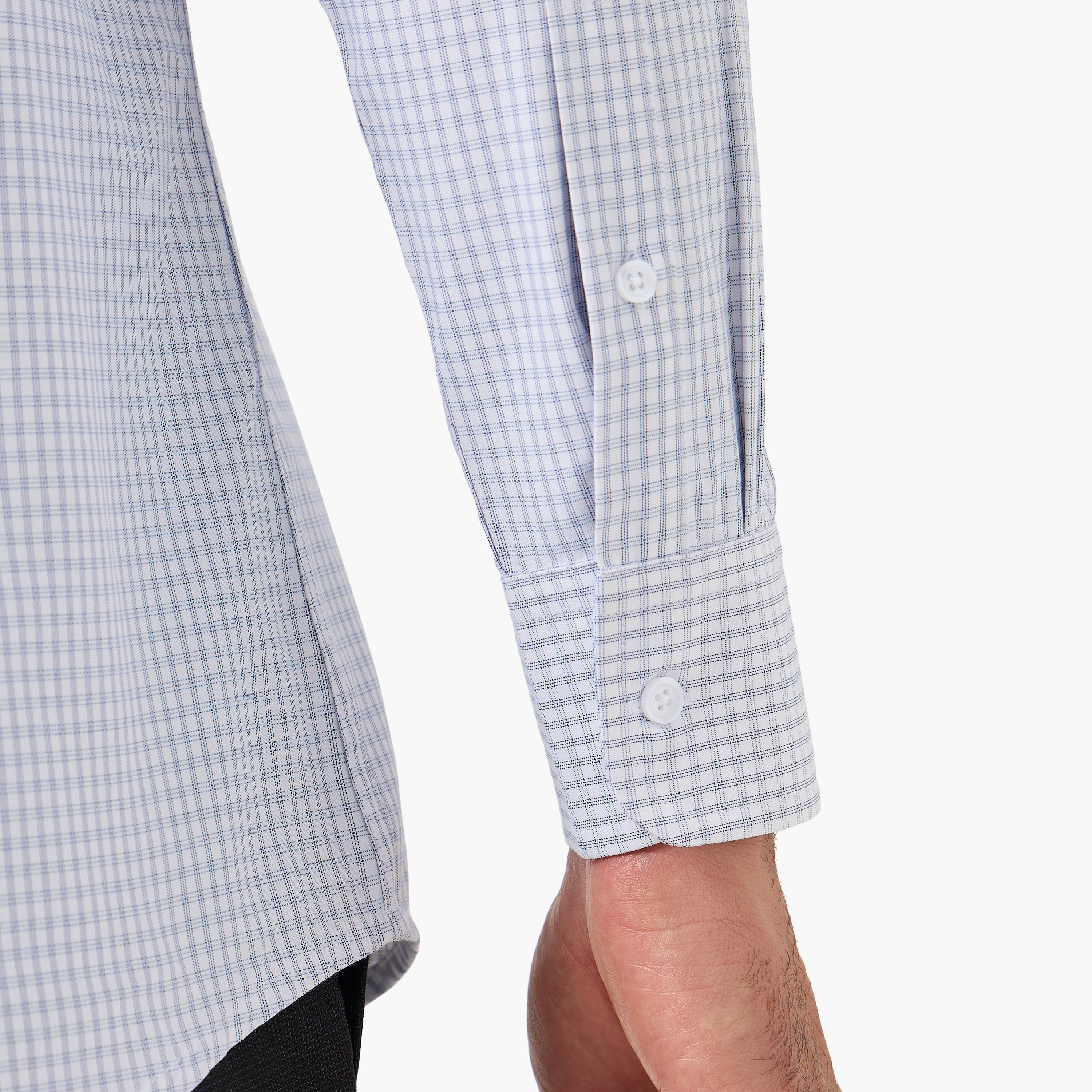 Men Regular Fit Collared Checked Long Sleeves Shirt-men-clothing-shirts-image-6