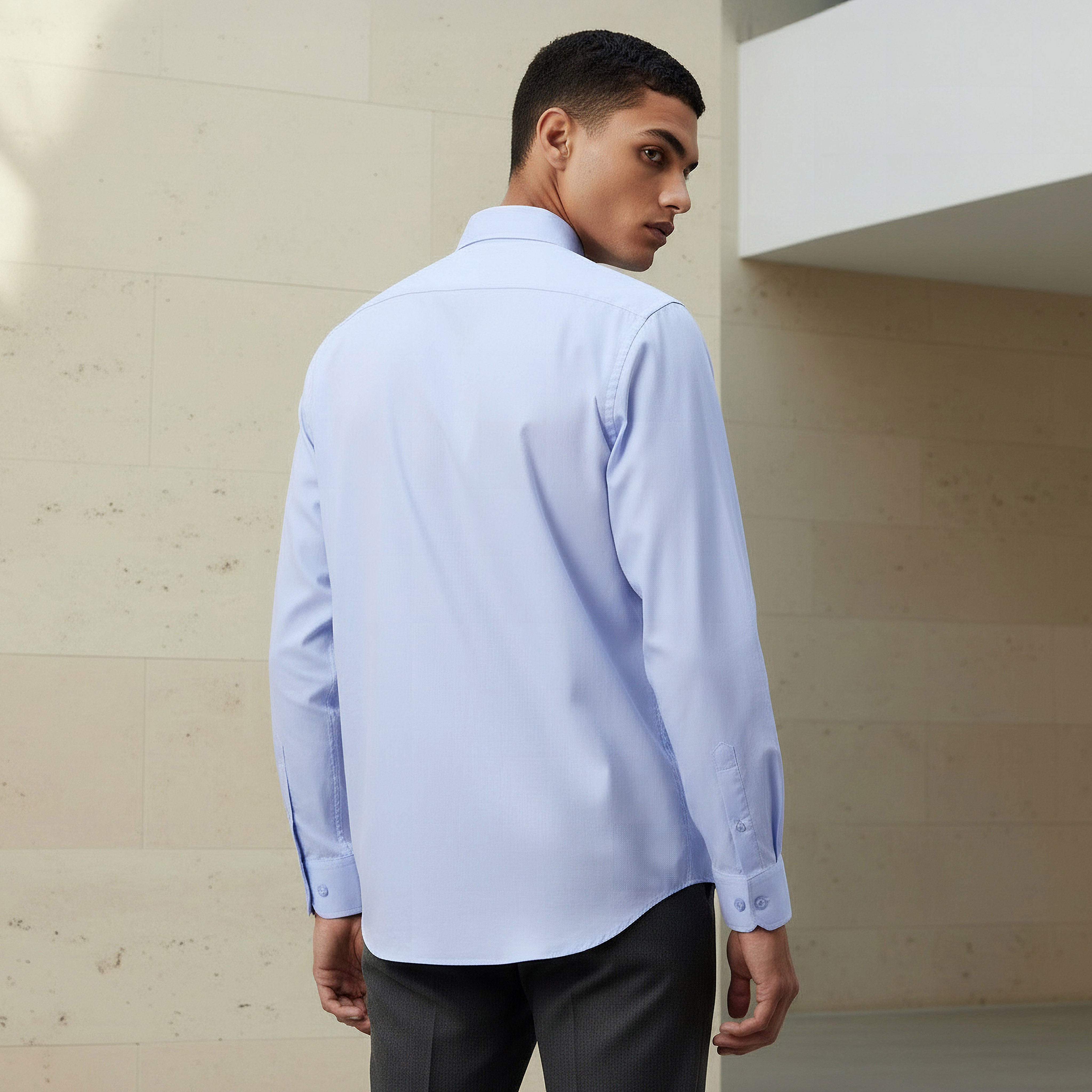 Men Regular Fit Collared Philaphil Long Sleeves Shirt-men-clothing-shirts-image-3