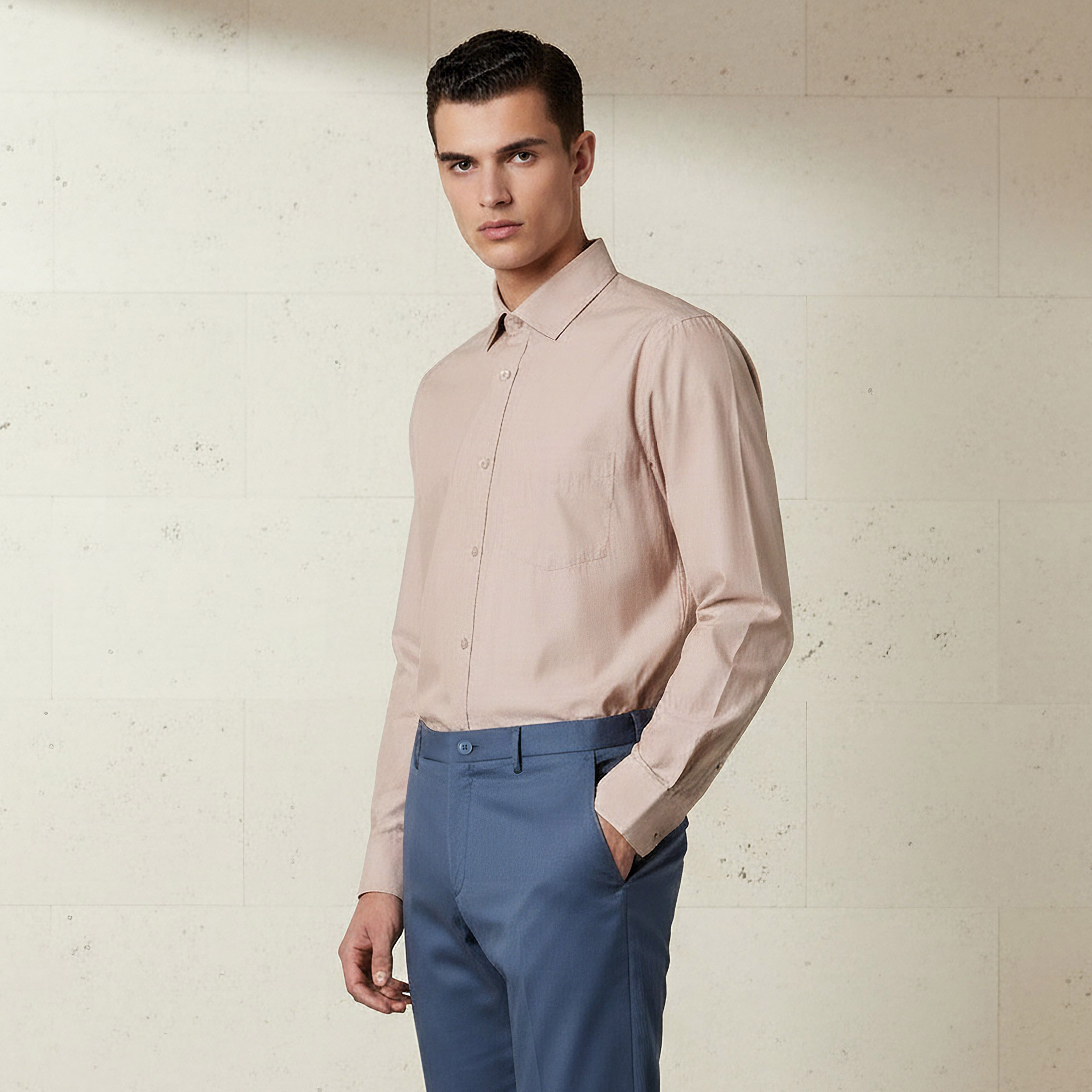 Men Regular Fit Collared Philaphil Long Sleeves Shirt-men-clothing-shirts-image-1