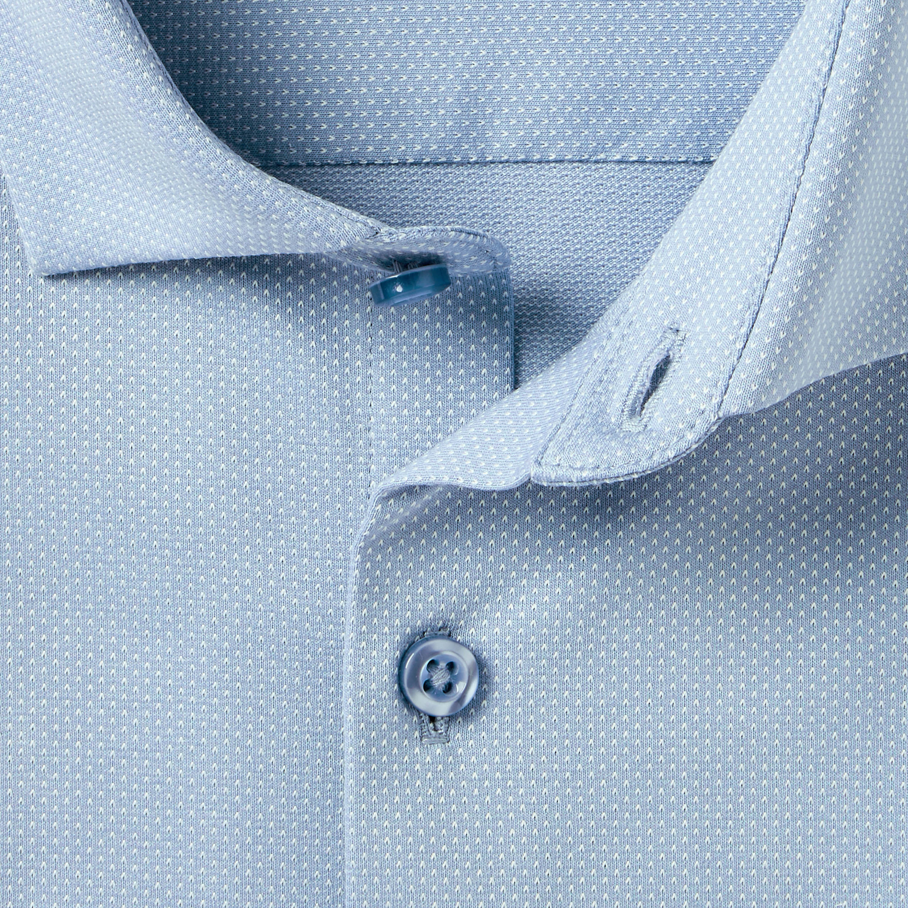 قميص بقصة عادية وياقة وملمس بارز وأكمام طويلة للرجال-men-clothing-shirts-image-6