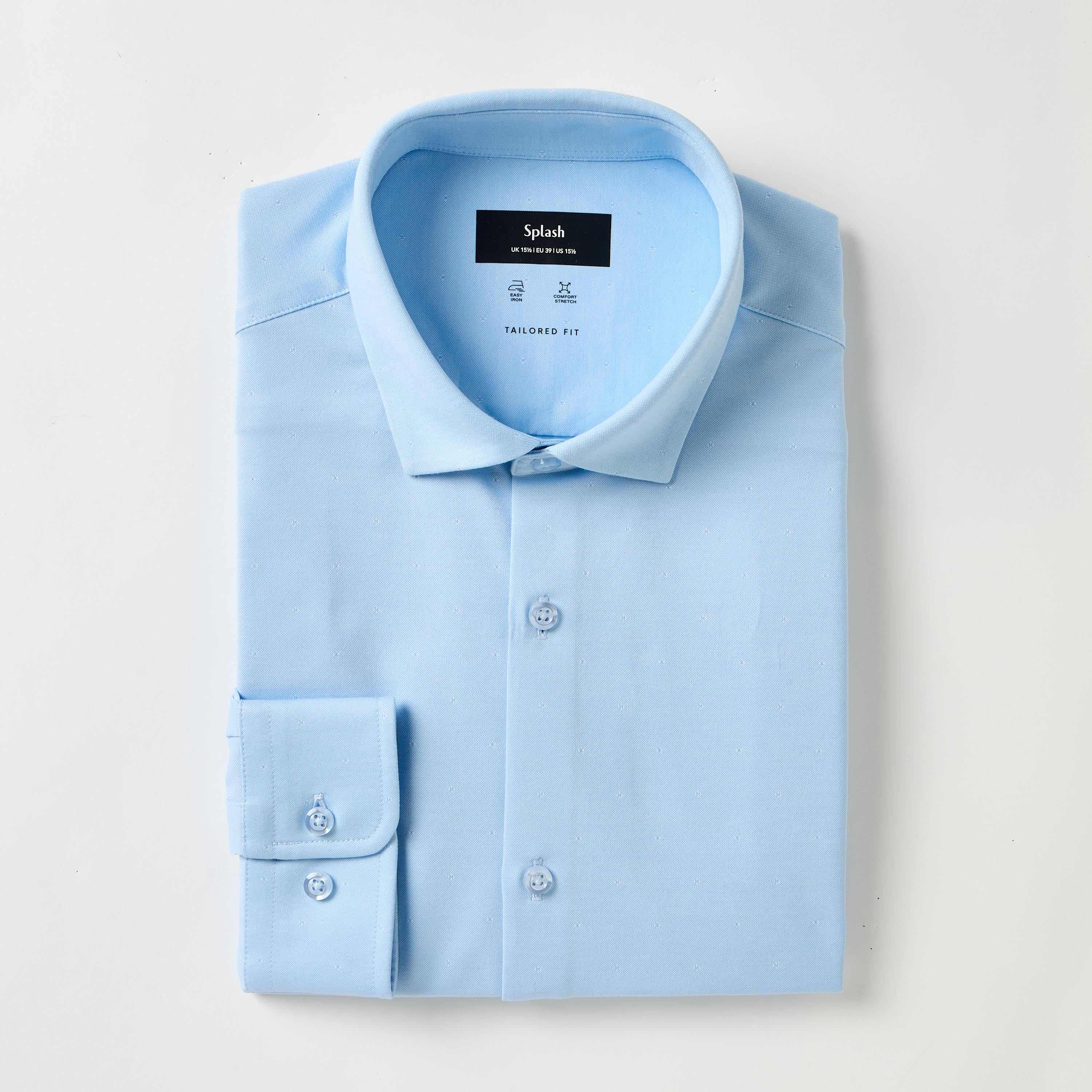 قميص بقصّة عادية وأكمام طويلة وياقة للرجال-men-clothing-shirts-image-6