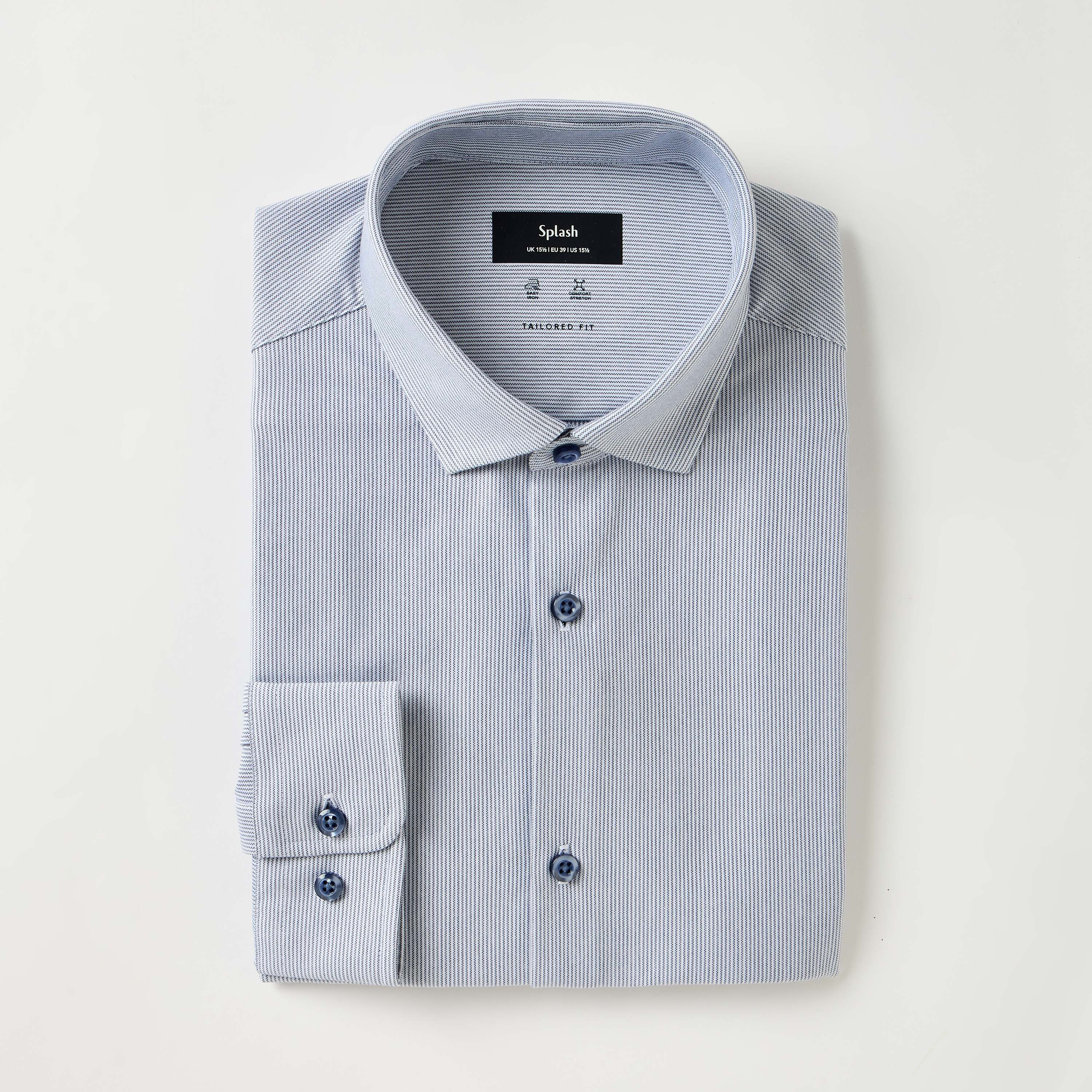 قميص رجالي مخطط بأكمام طويلة وياقة وقصة عادية-men-clothing-shirts-image-6