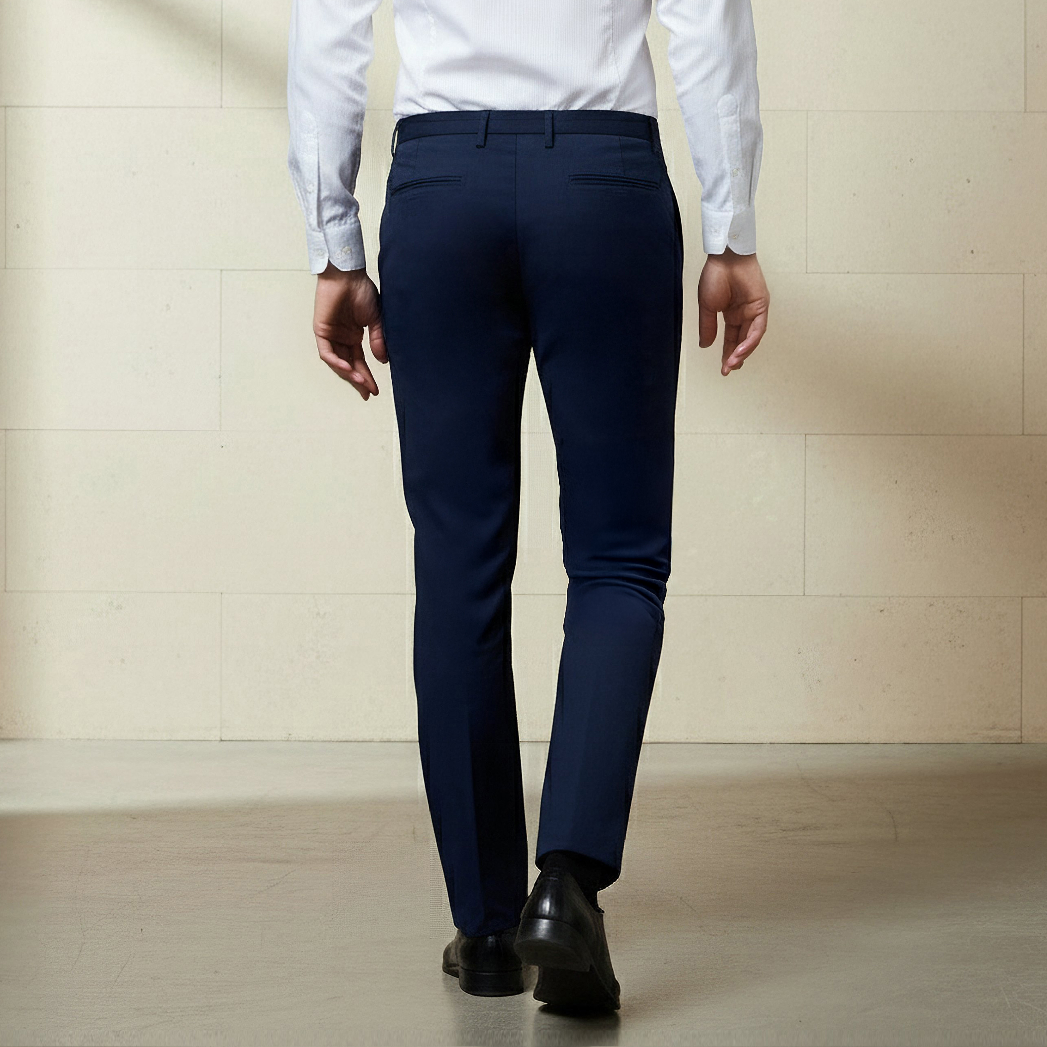 Slim Fit Flexi Waist Trousers-men-clothing-bottoms-trousersandchinos-trousers-image-3