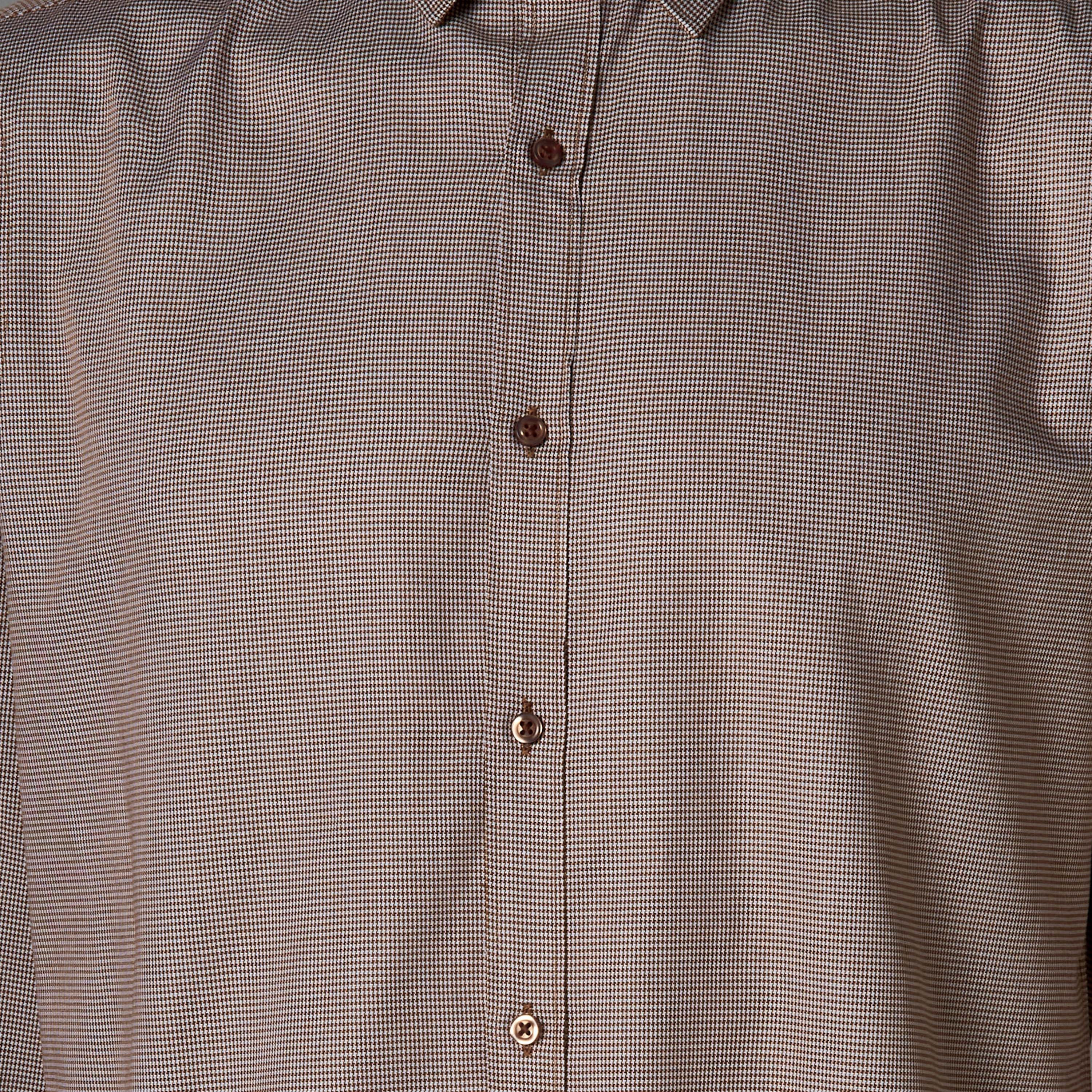 Men Regular Fit Collared Textured Long Sleeves Shirt-men-clothing-shirts-image-2