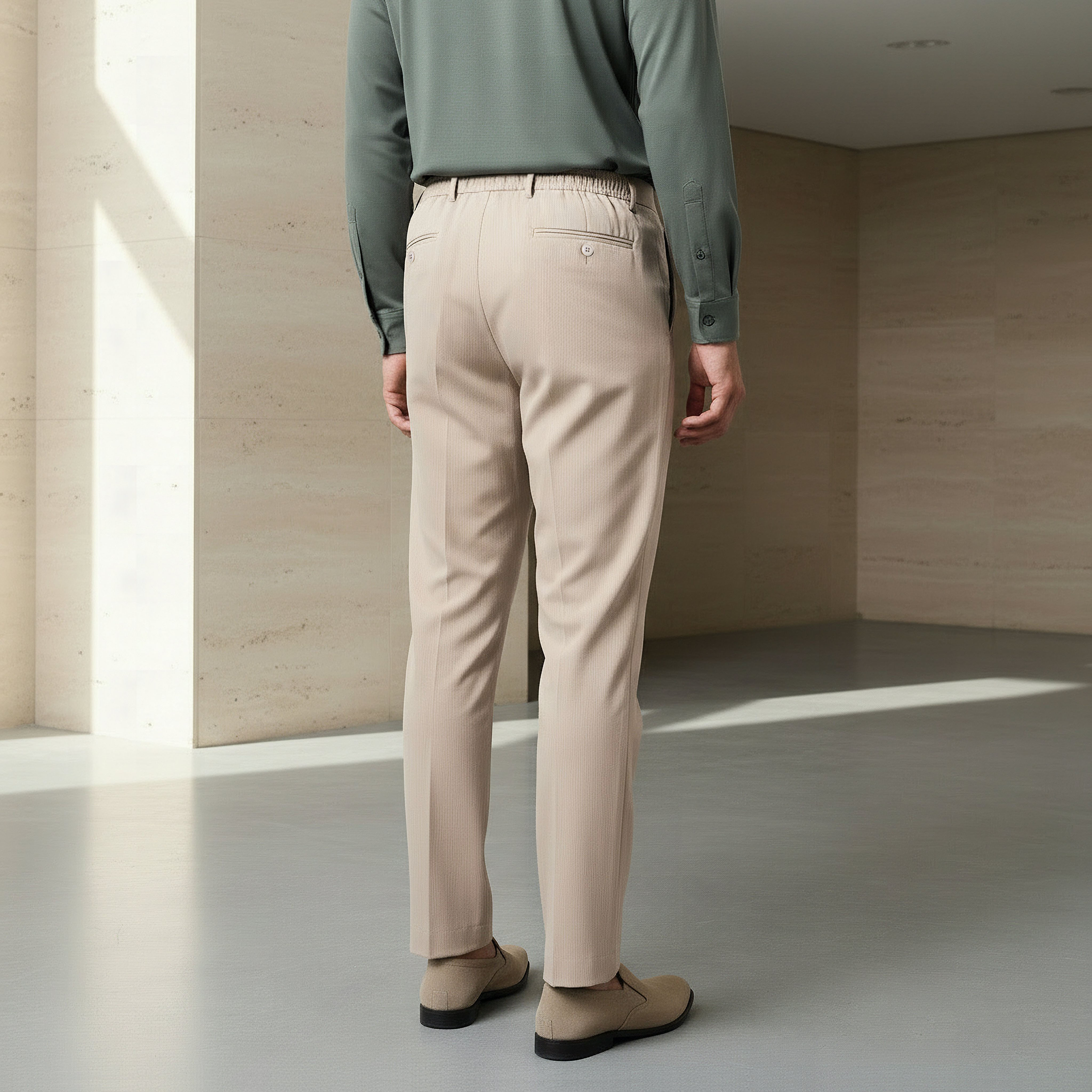 Slim Fit Flexi Waist Trousers-men-clothing-bottoms-trousersandchinos-trousers-image-3