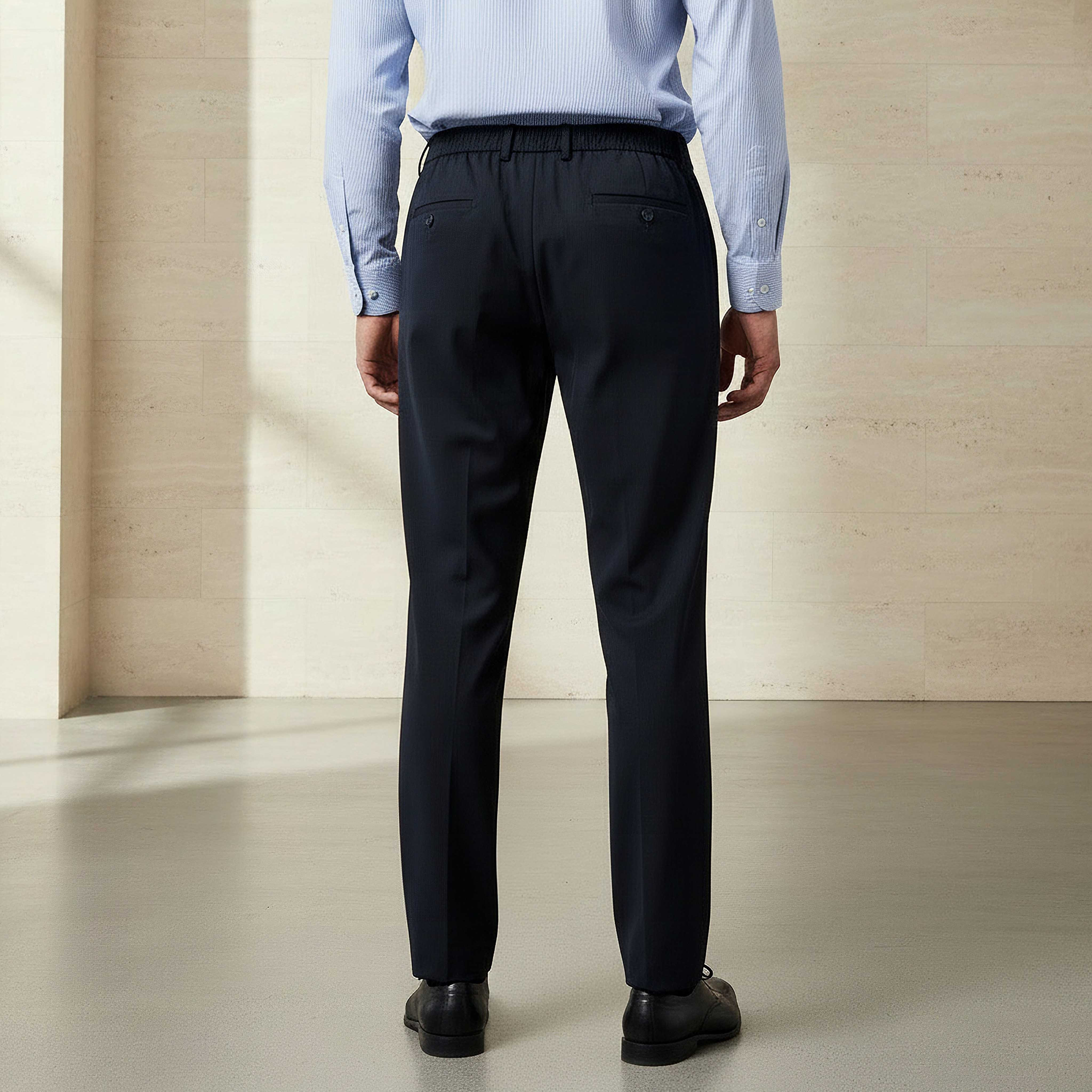 Slim Fit Flexi Waist Trousers-men-clothing-bottoms-trousersandchinos-trousers-image-3