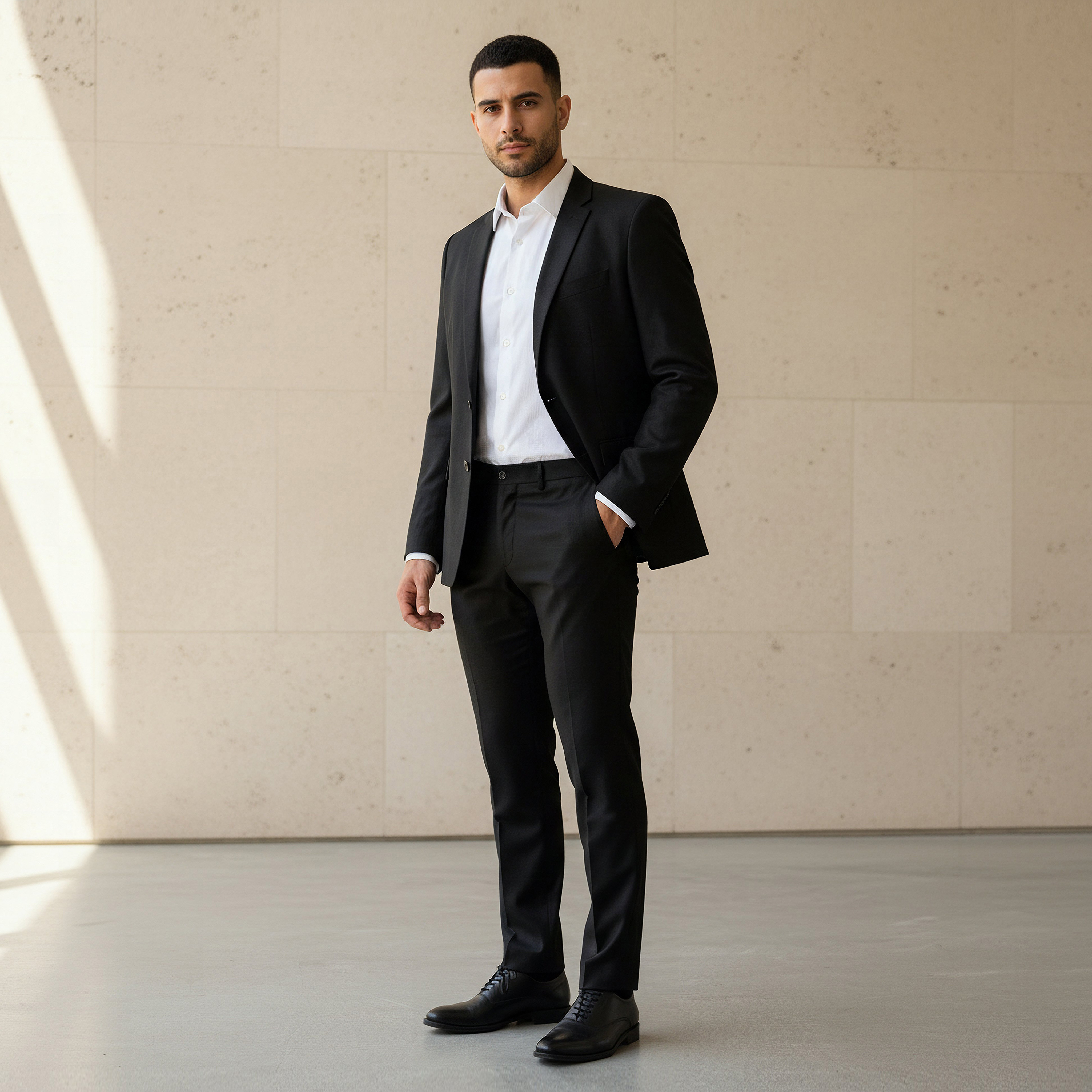 Men Slim Fit Herringbone Linen Blend Blazer-men-winterwear-jacketsandblazers-image-2