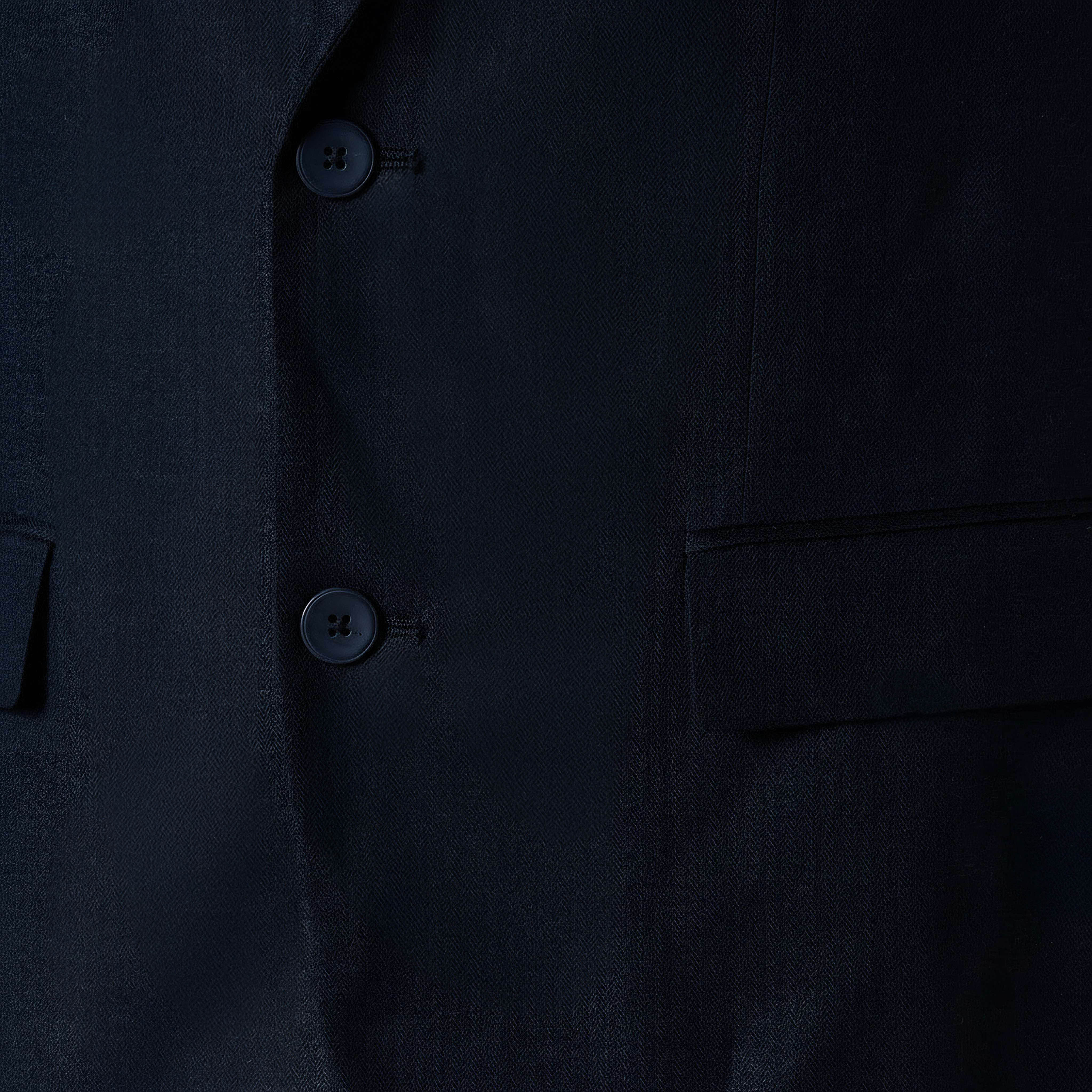 Men Slim Fit Herringbone Linen Blend Blazer-men-winterwear-jacketsandblazers-image-5