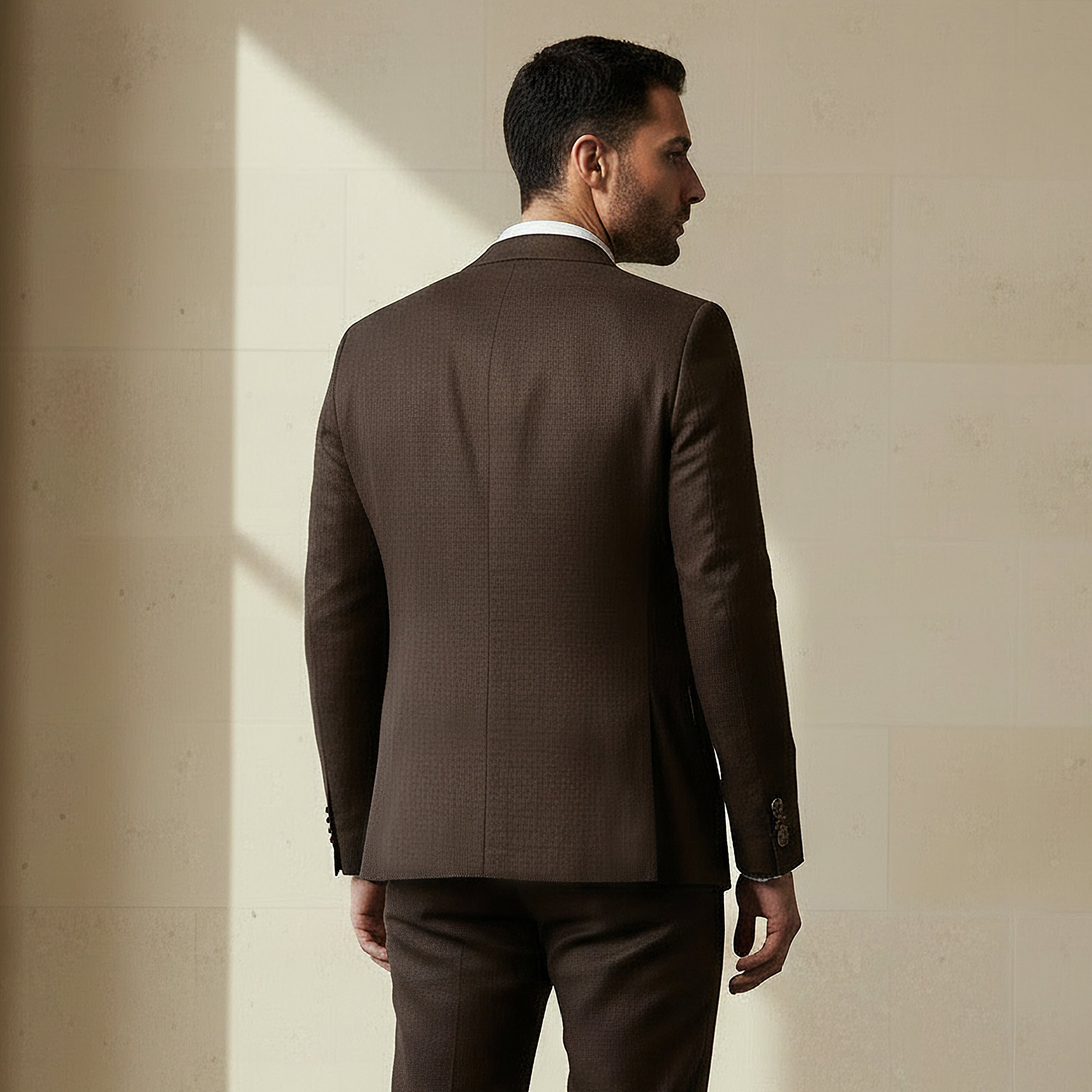 Men Slim Fit Herringbone Linen Blend Blazer-men-winterwear-jacketsandblazers-image-4