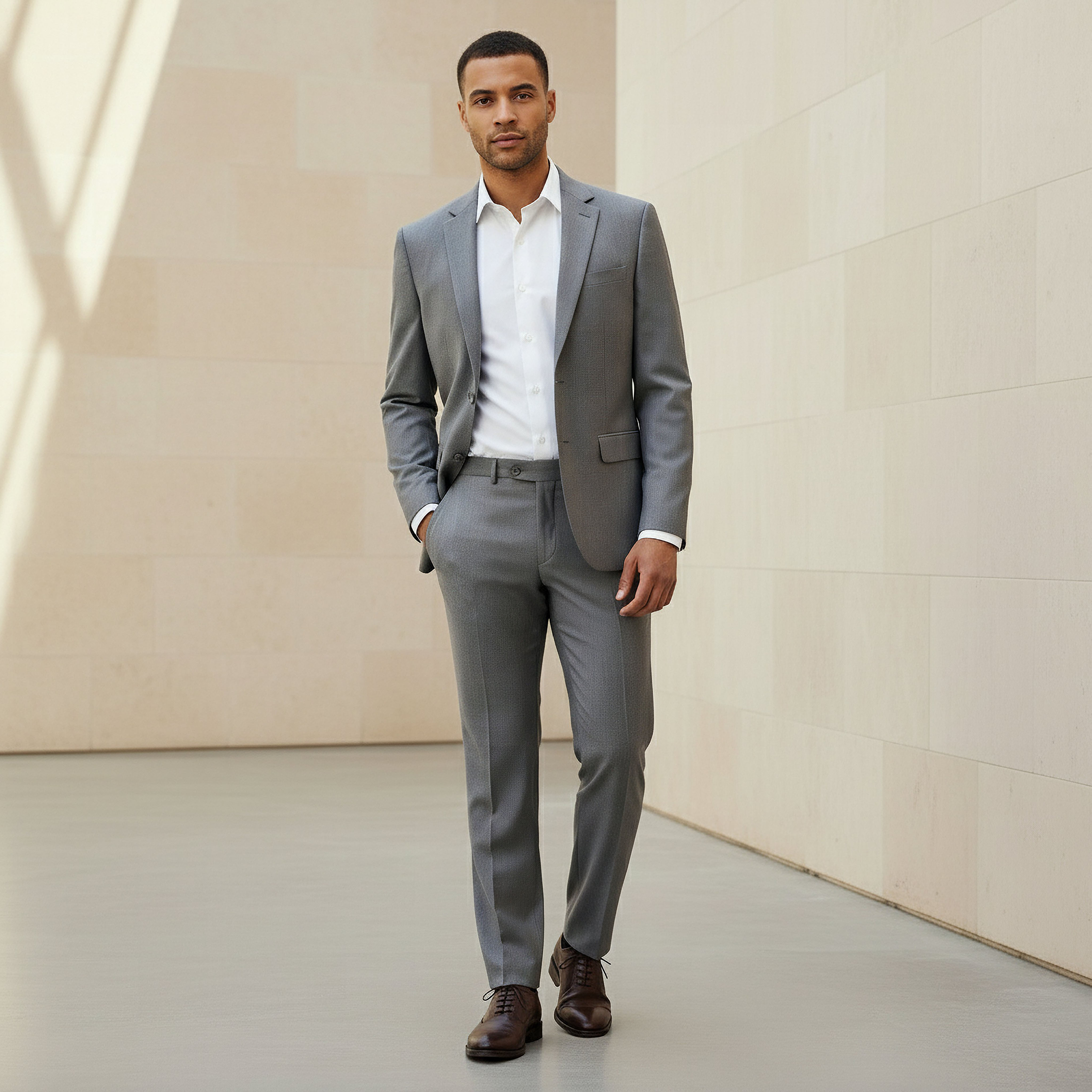 Men Slim Fit Textured Dobby Blazer-men-winterwear-jacketsandblazers-image-2
