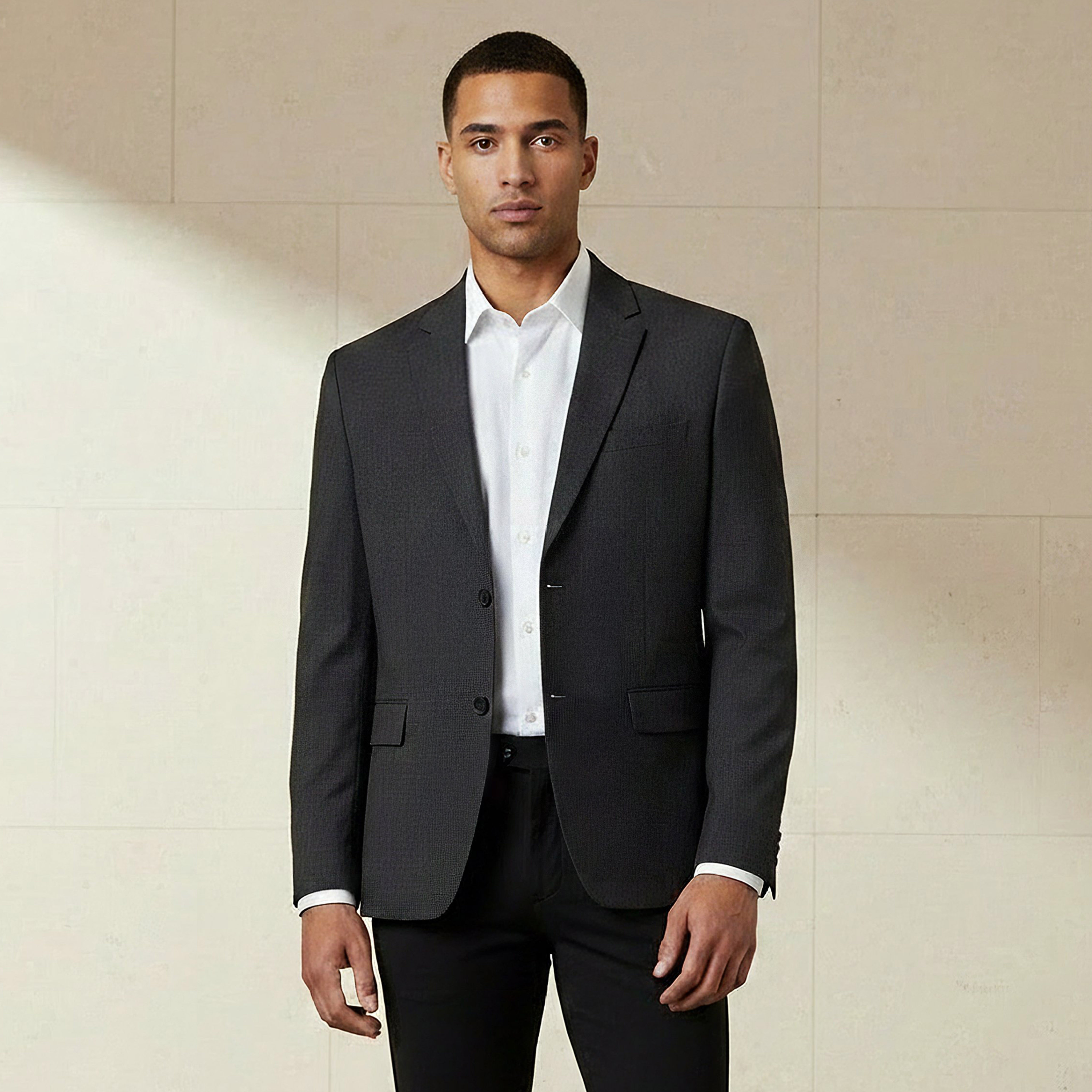 Men Regular Fit Notch Lapel Blazer-men-winterwear-jacketsandblazers-image-1