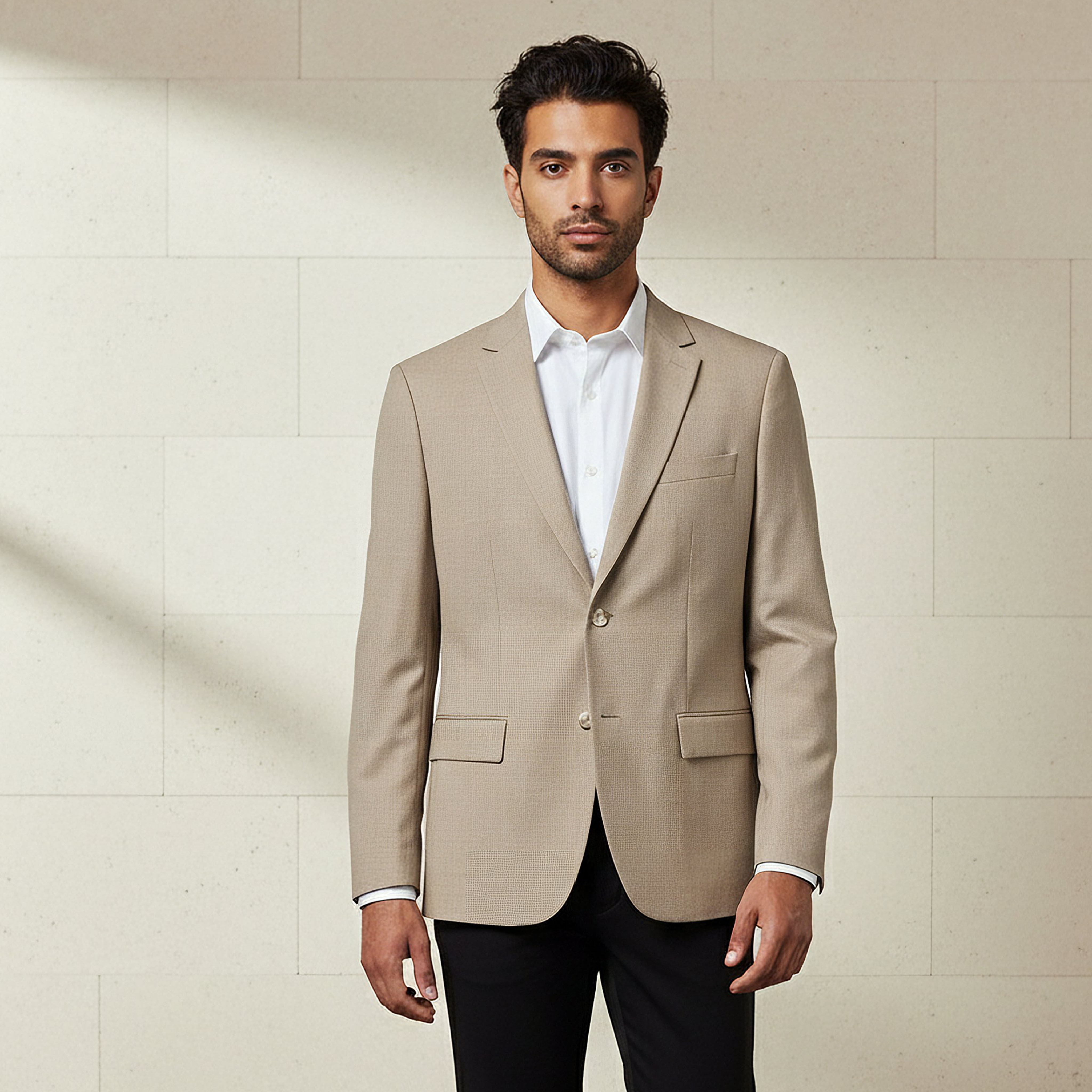 Men Regular Fit Notch Lapel Blazer-men-winterwear-jacketsandblazers-image-1