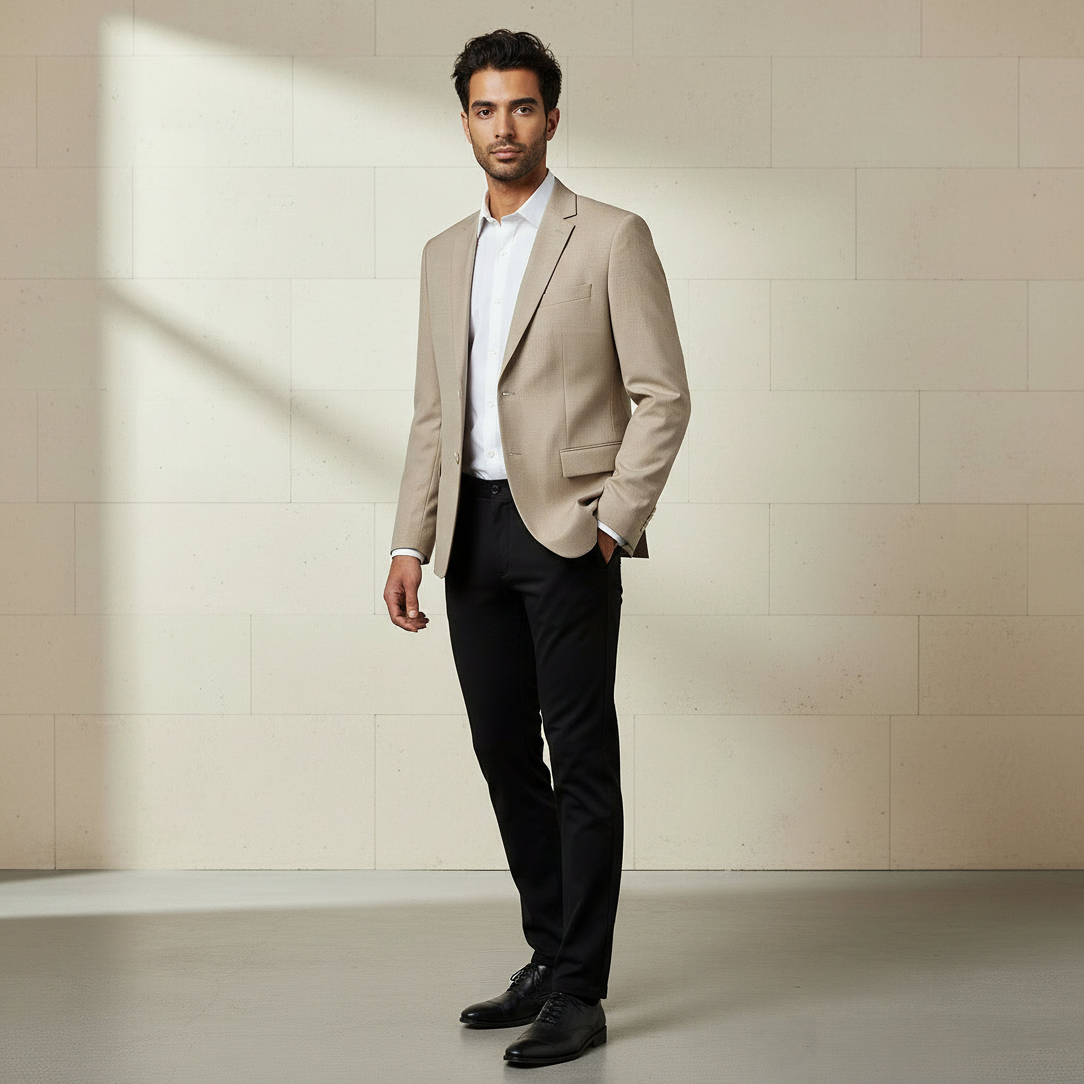 Men Regular Fit Notch Lapel Blazer-men-winterwear-jacketsandblazers-image-2