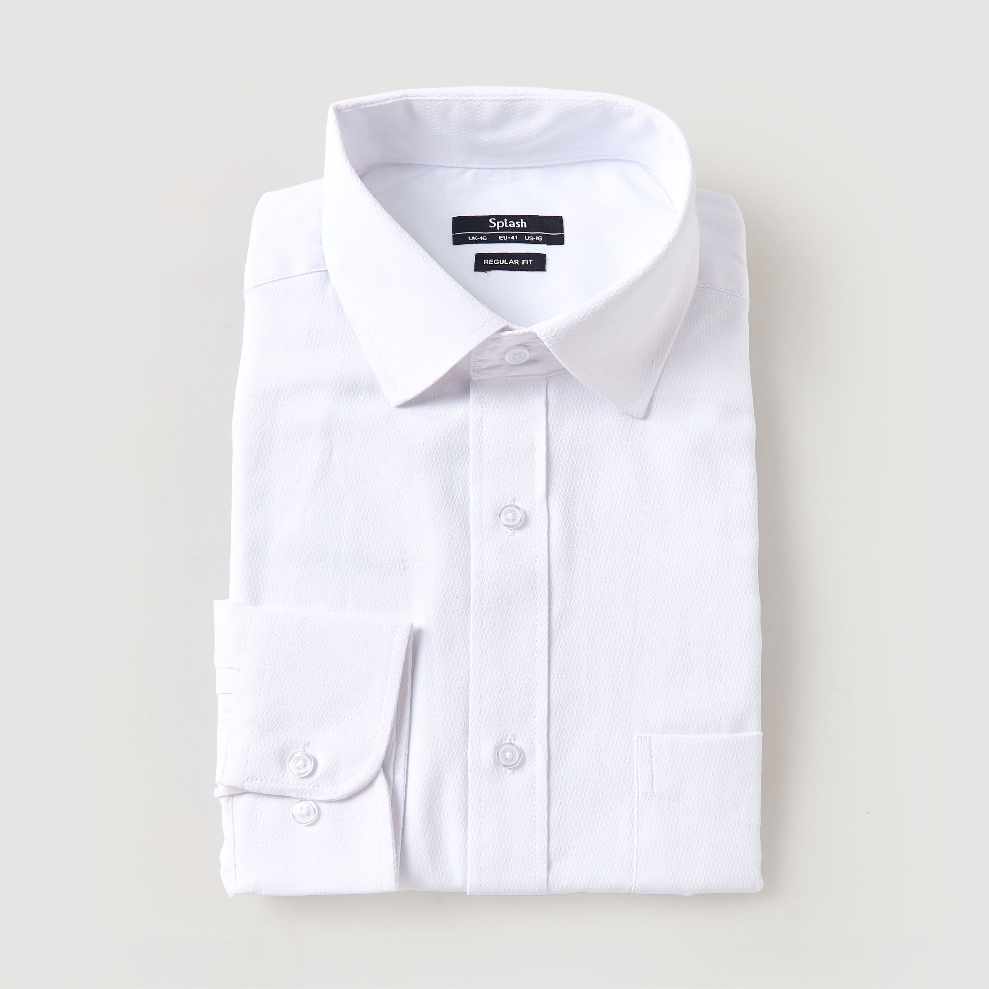 Men Regular Fit Collared Long Sleeve Shirt-men-clothing-shirts-image-5