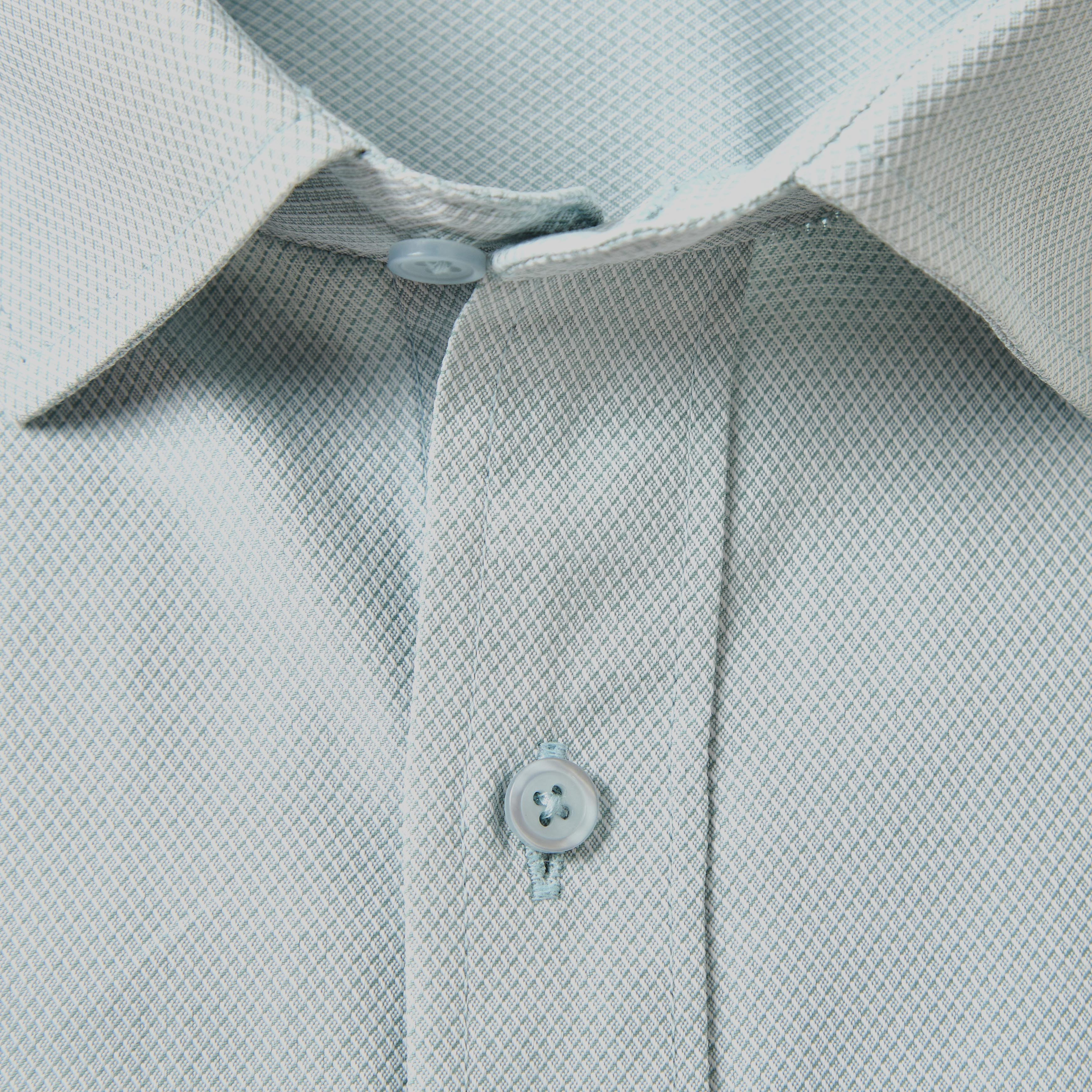 Men Regular Fit Collared Textured Long Sleeve Shirt-men-clothing-shirts-image-7