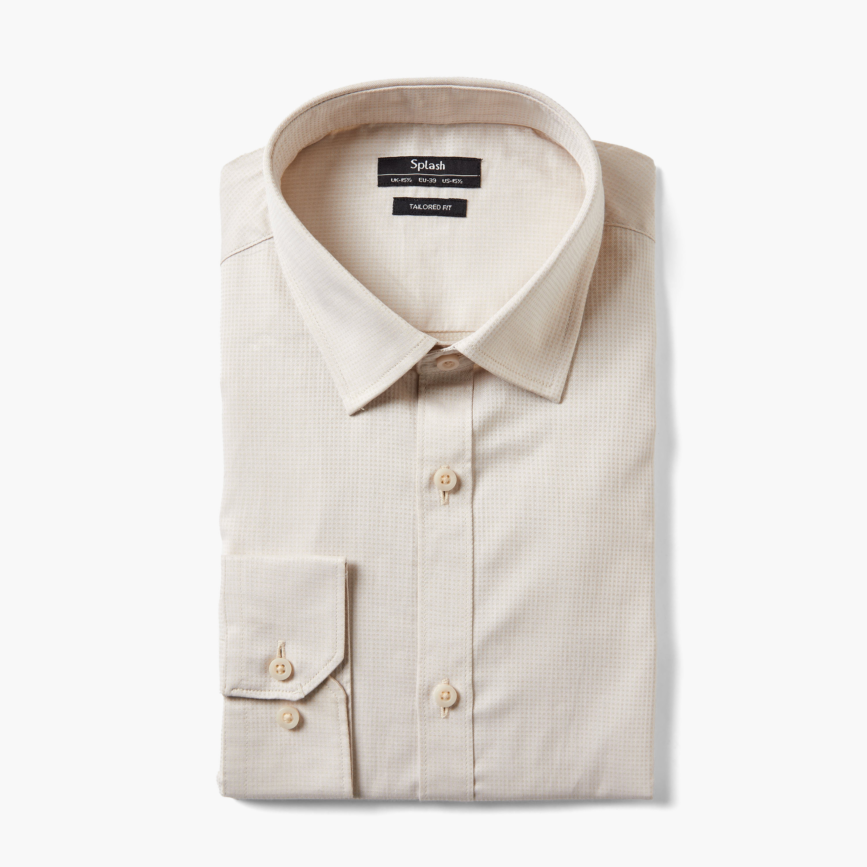قميص رجالي بارز الملمس بياقة وقصة عادية وأكمام طويلة-men-clothing-shirts-image-5