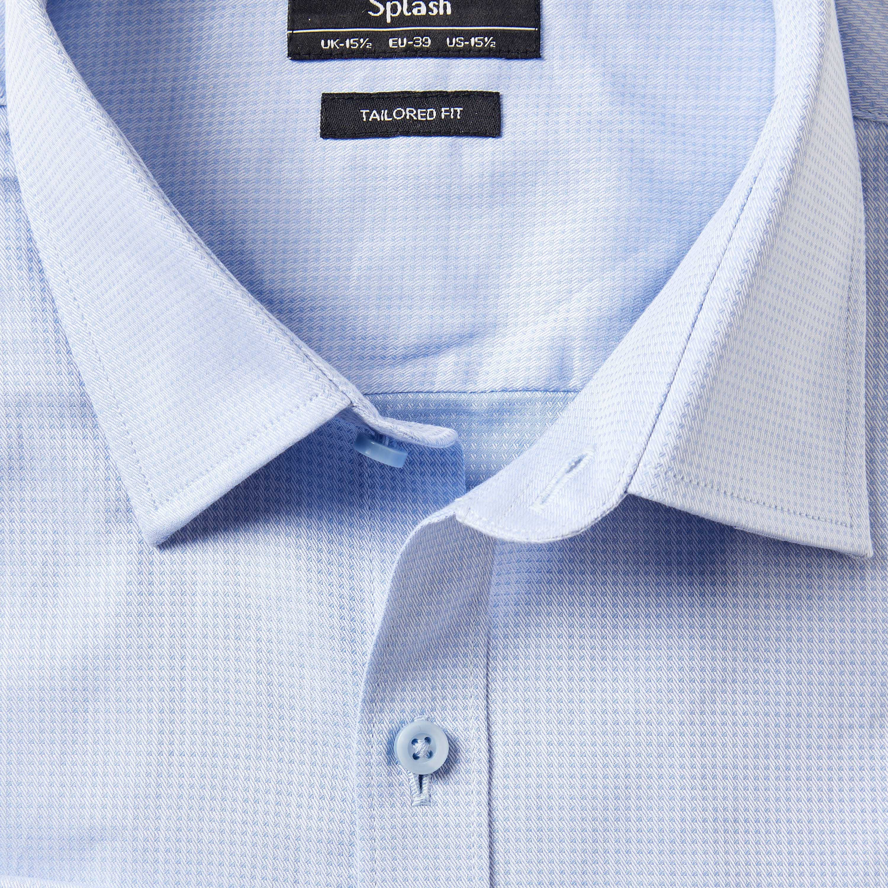 قميص رجالي بارز الملمس بياقة وقصة عادية وأكمام طويلة-men-clothing-shirts-image-6