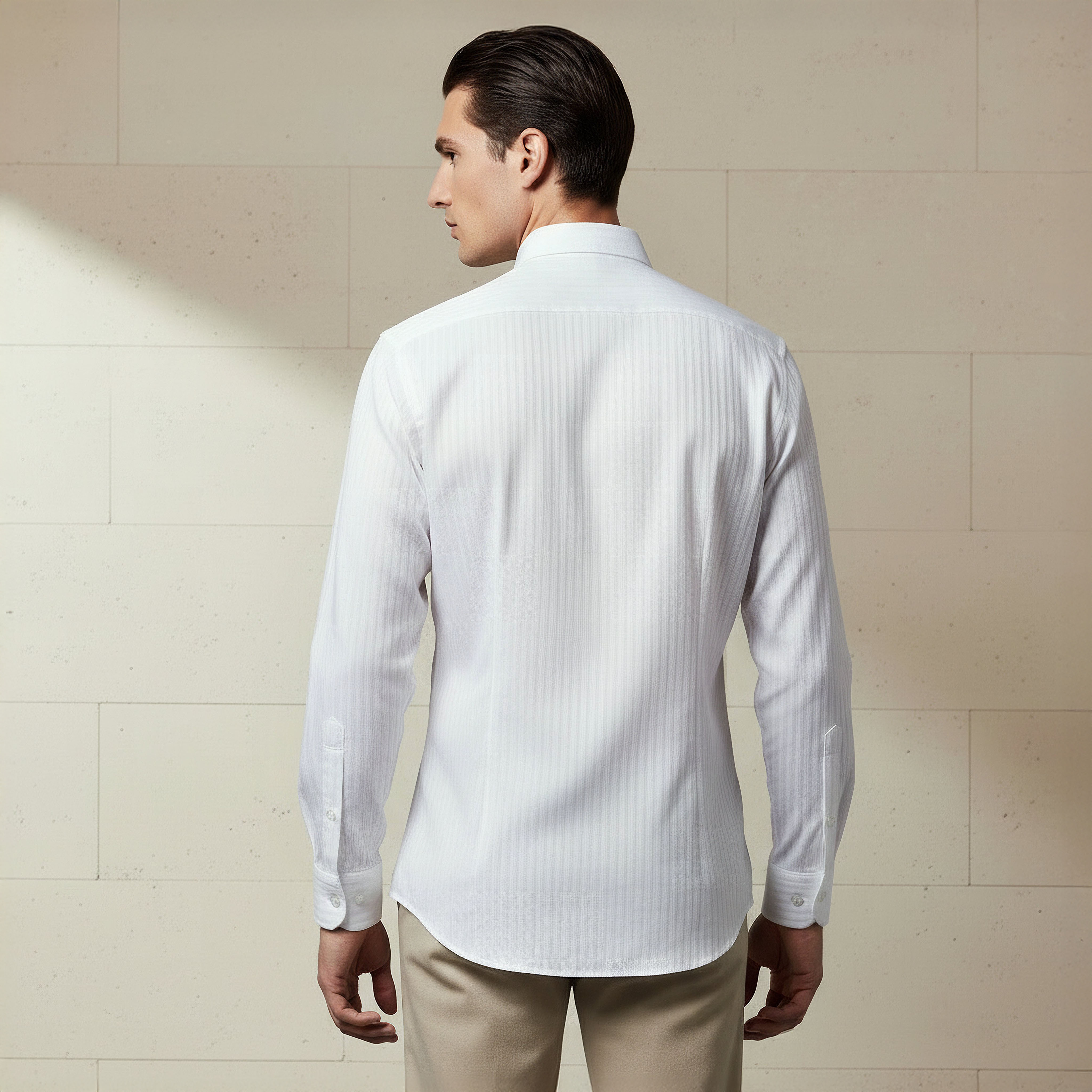 قميص رجالي مخطط بياقة وقصة عادية وأكمام طويلة-men-clothing-shirts-image-3