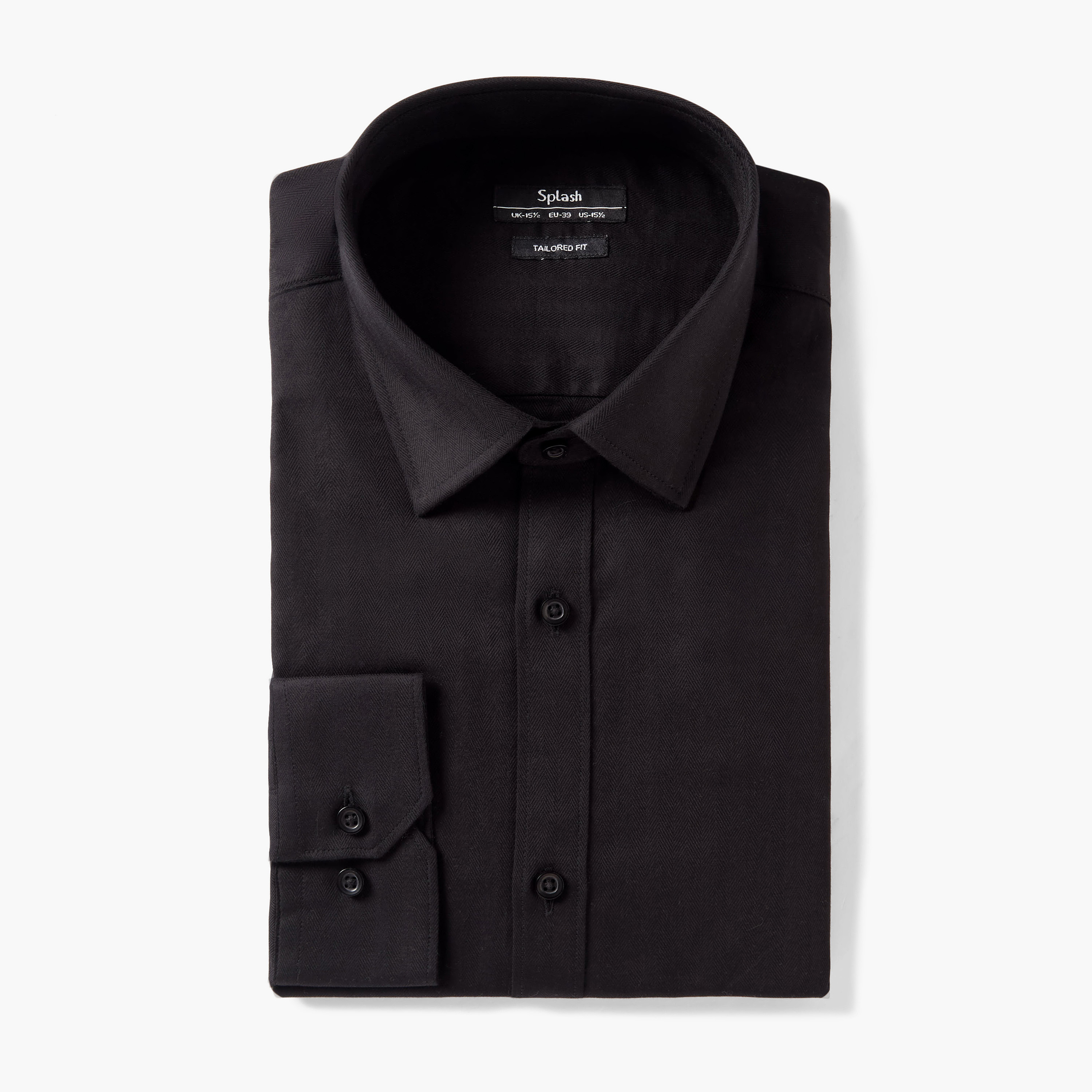 قميص رجالي مخطط بياقة وقصة عادية وأكمام طويلة-men-clothing-shirts-image-5