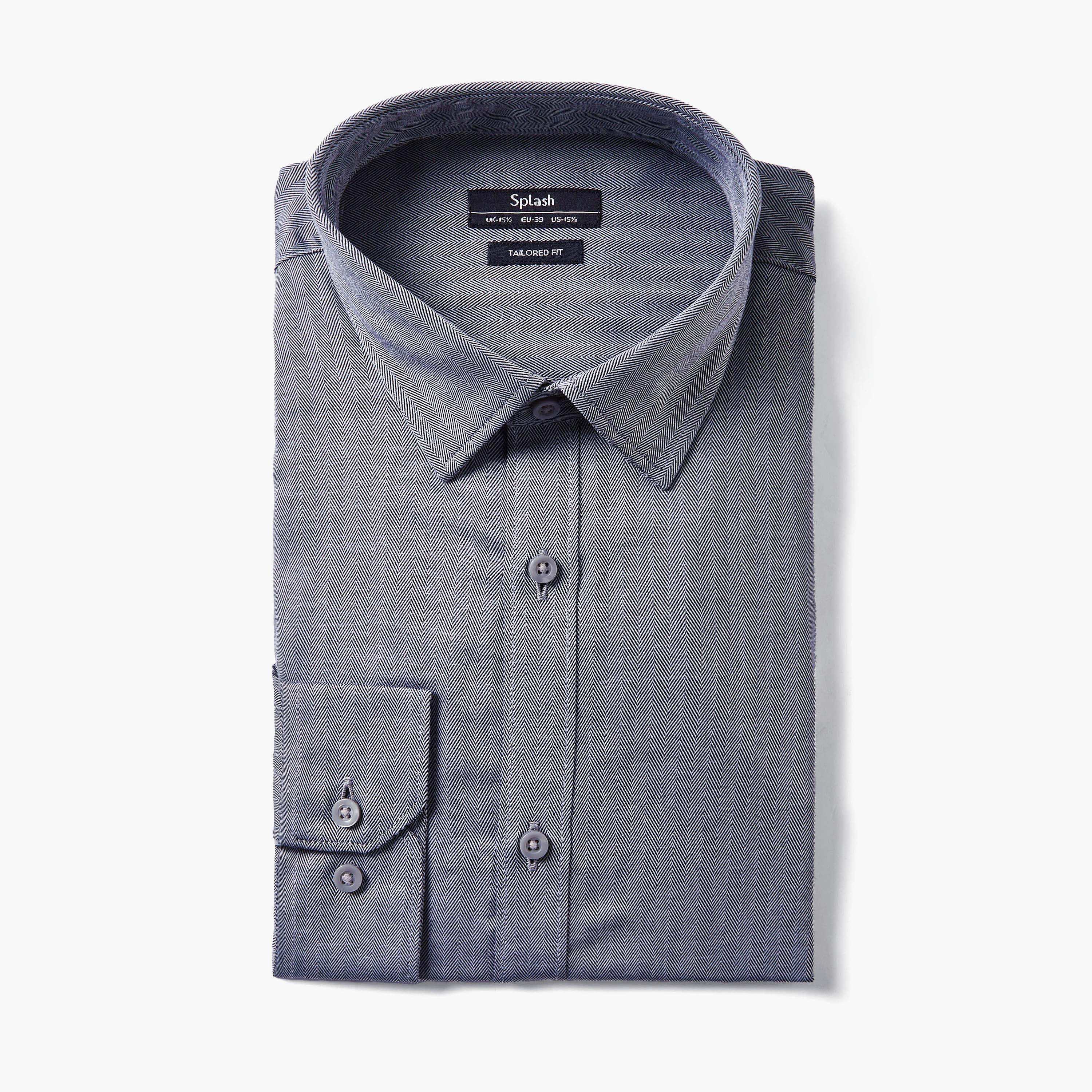 قميص رجالي مخطط بياقة وقصة عادية وأكمام طويلة-men-clothing-shirts-image-5