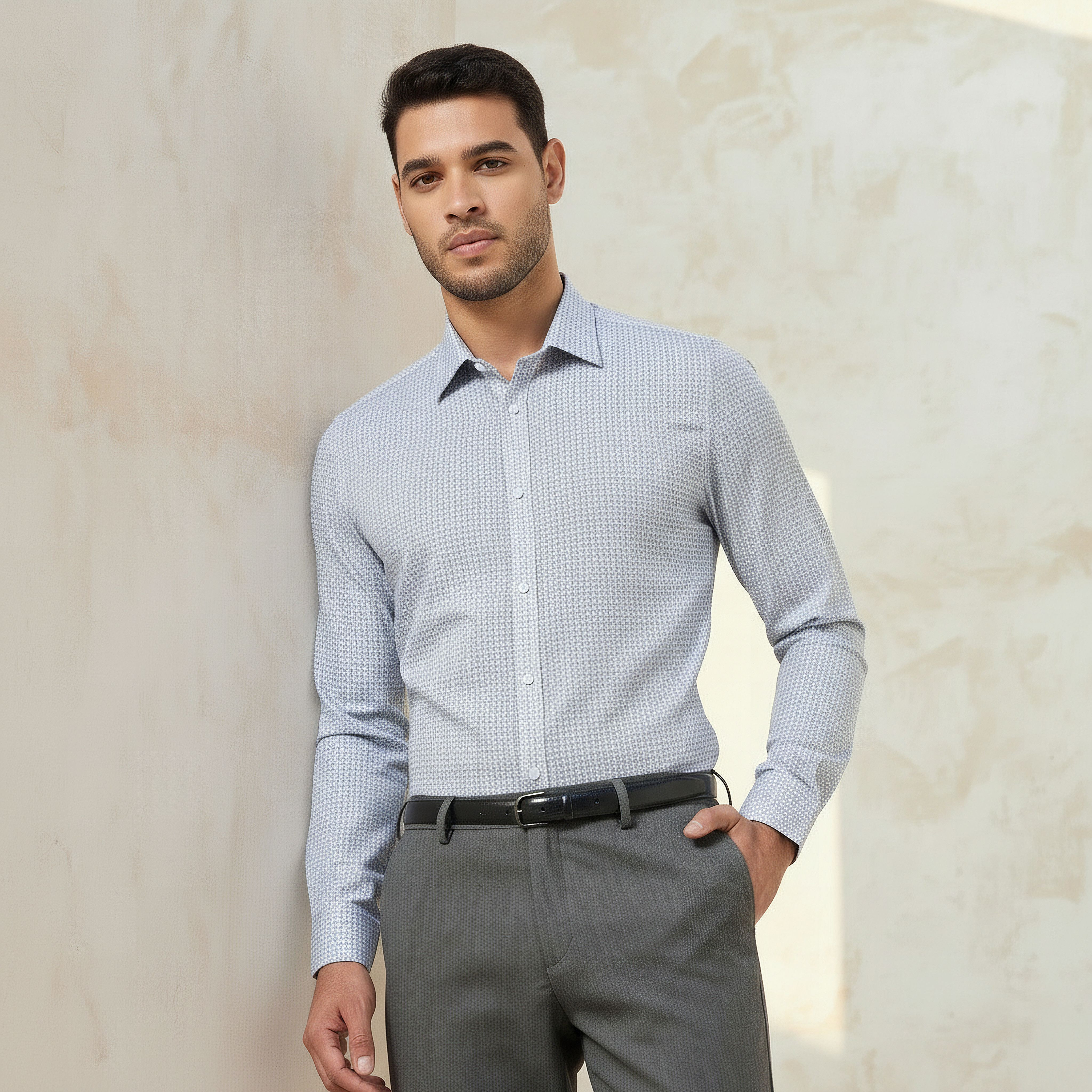 قميص رجالي بأكمام طويلة وطبعات وياقة وقصة عادية-men-clothing-shirts-image-1